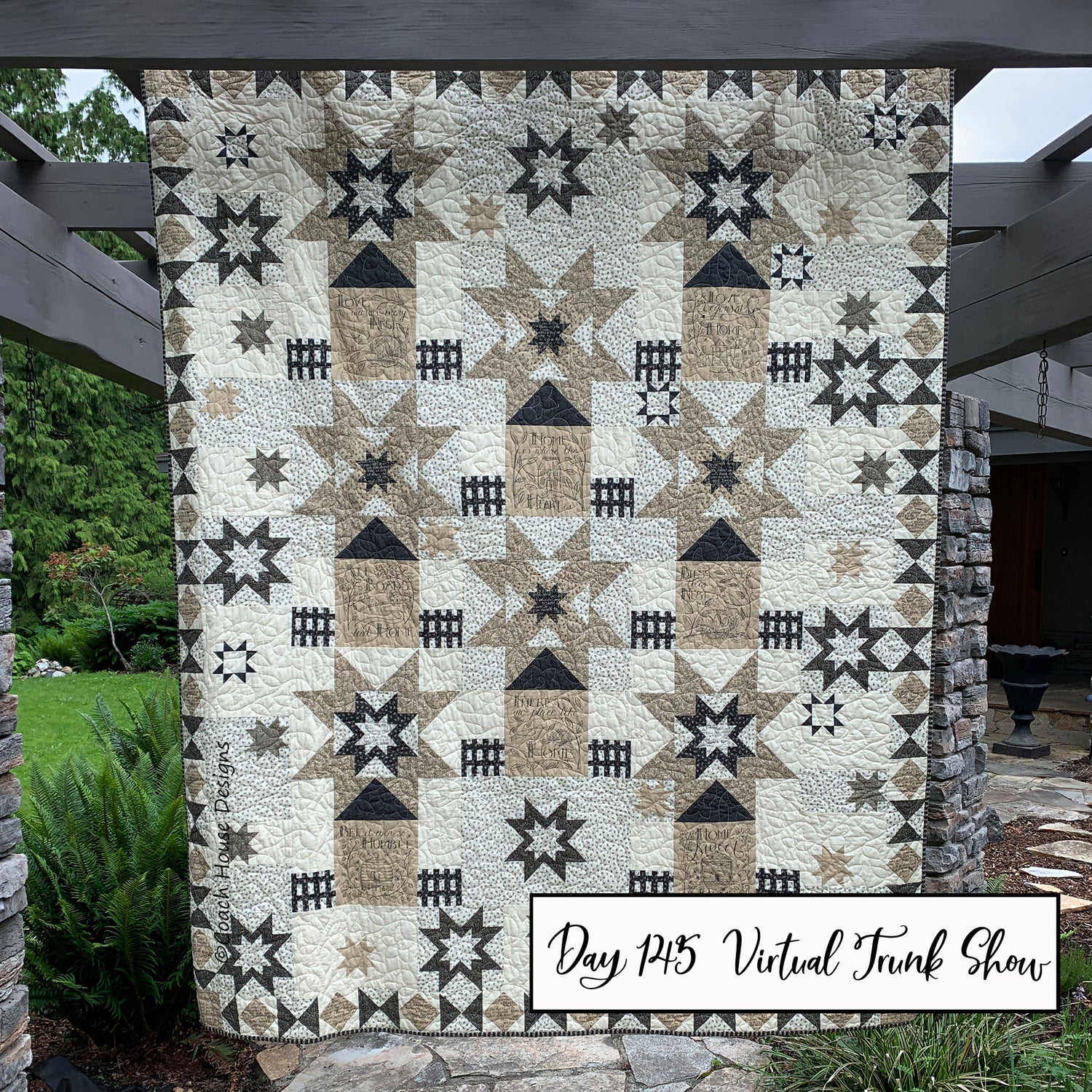 Day 145 of my Virtual Trunk Show - Home Among the Stars