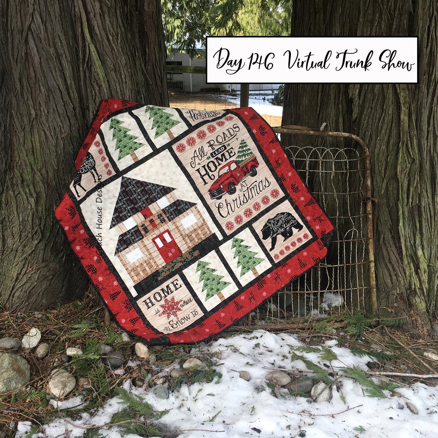 Day 146 of my Virtual Trunk Show - Home for Christmas