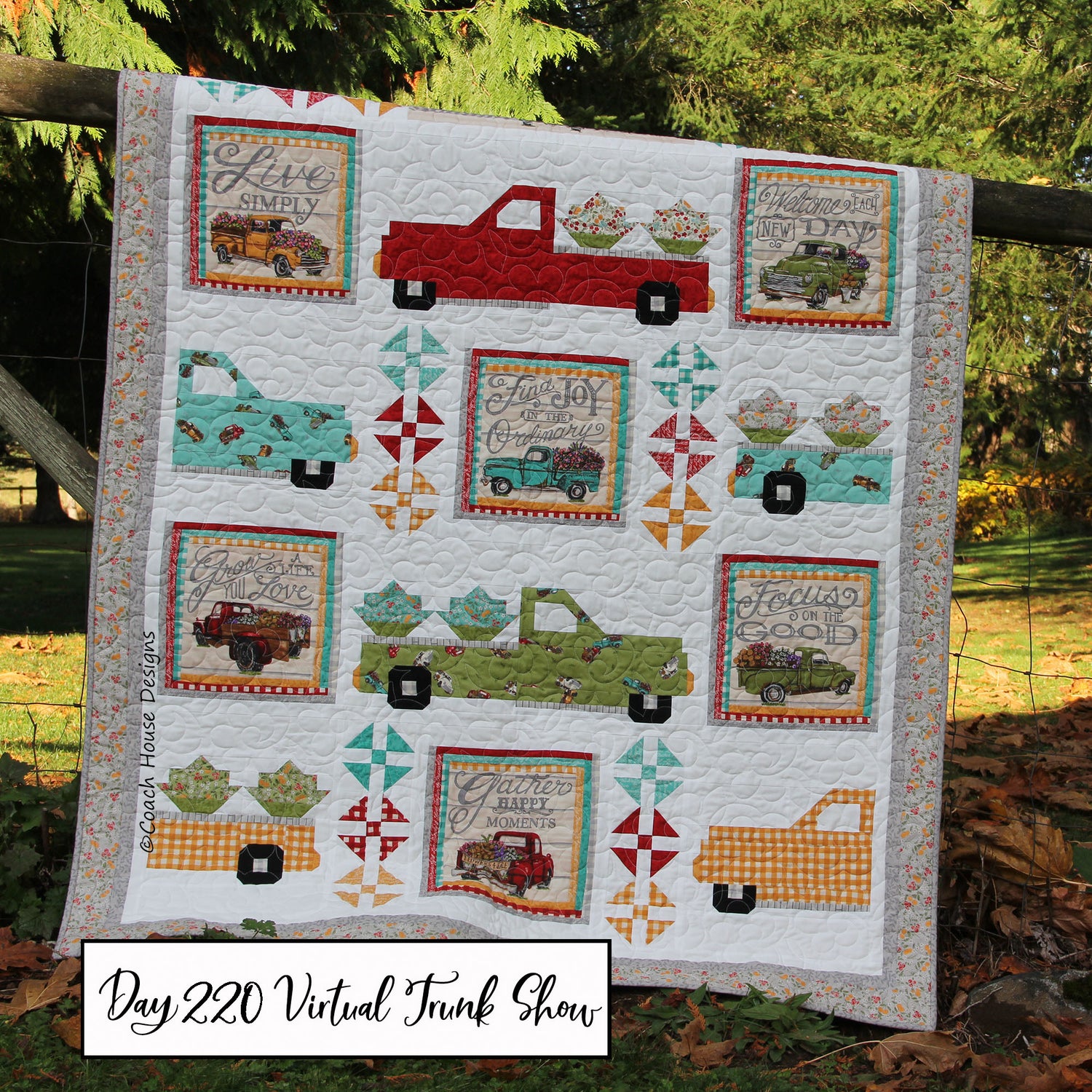 Day 220 of my Virtual Trunk Show - Pick Me Up Some Flowers