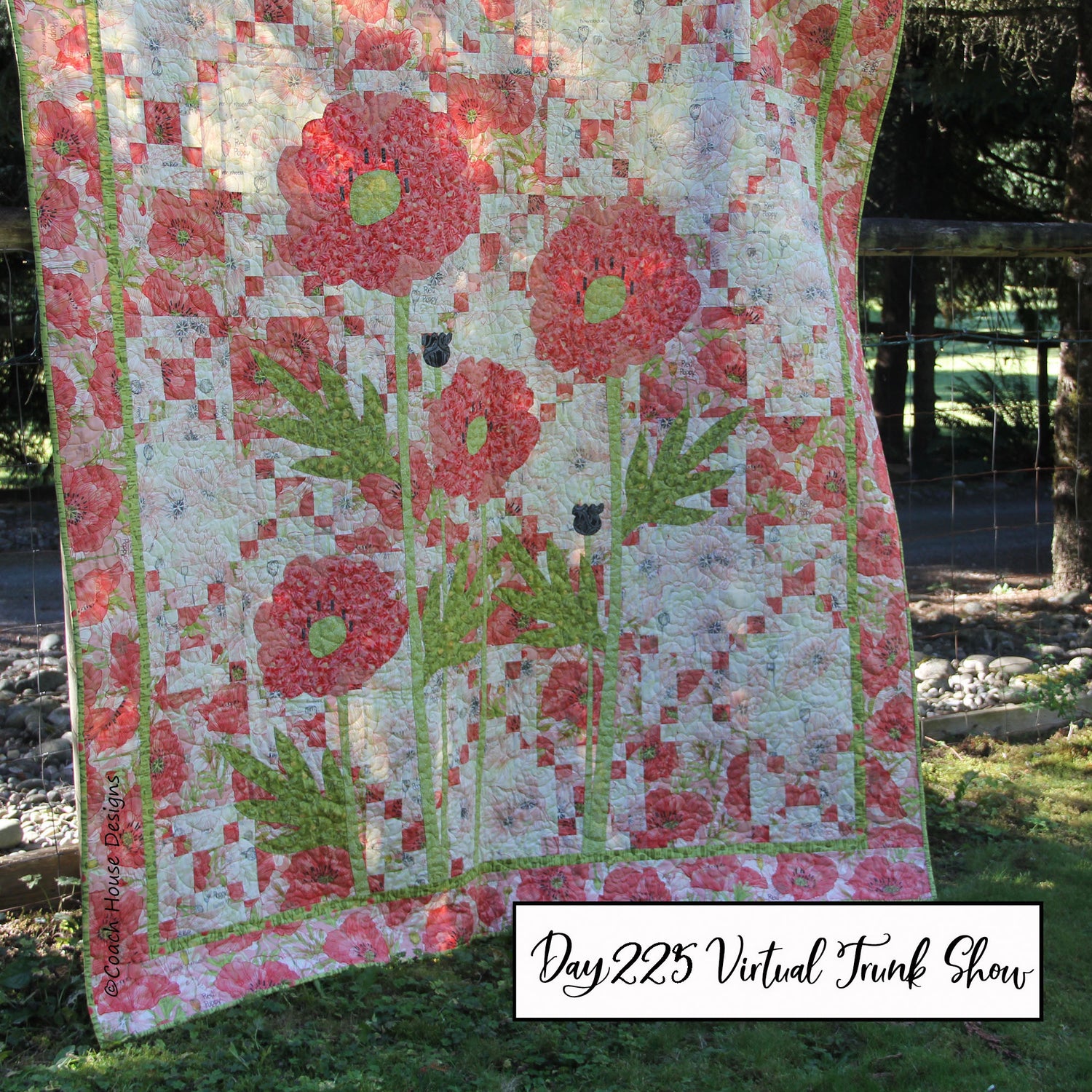 Day 225 of my Virtual Trunk Show - Poppy Garden