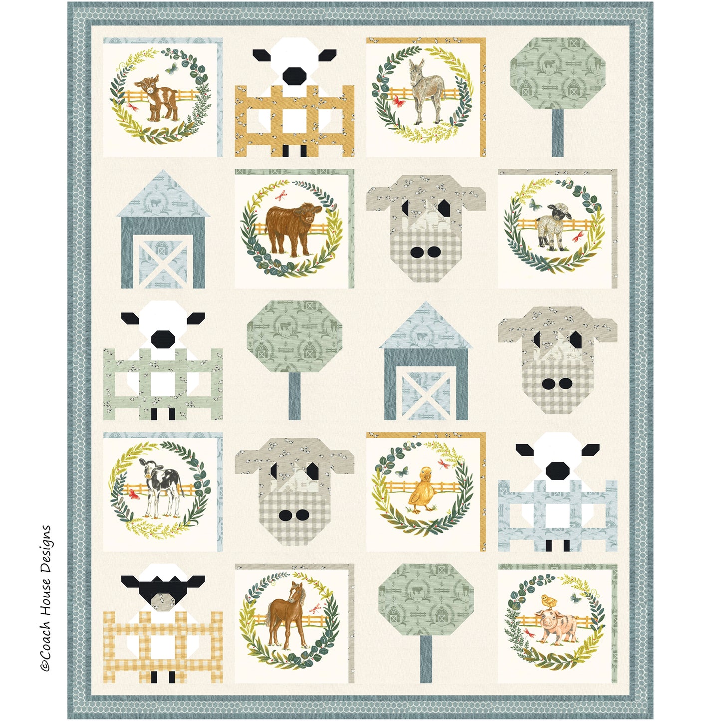 A Farm for Willow Downloadable PDF Quilt Pattern