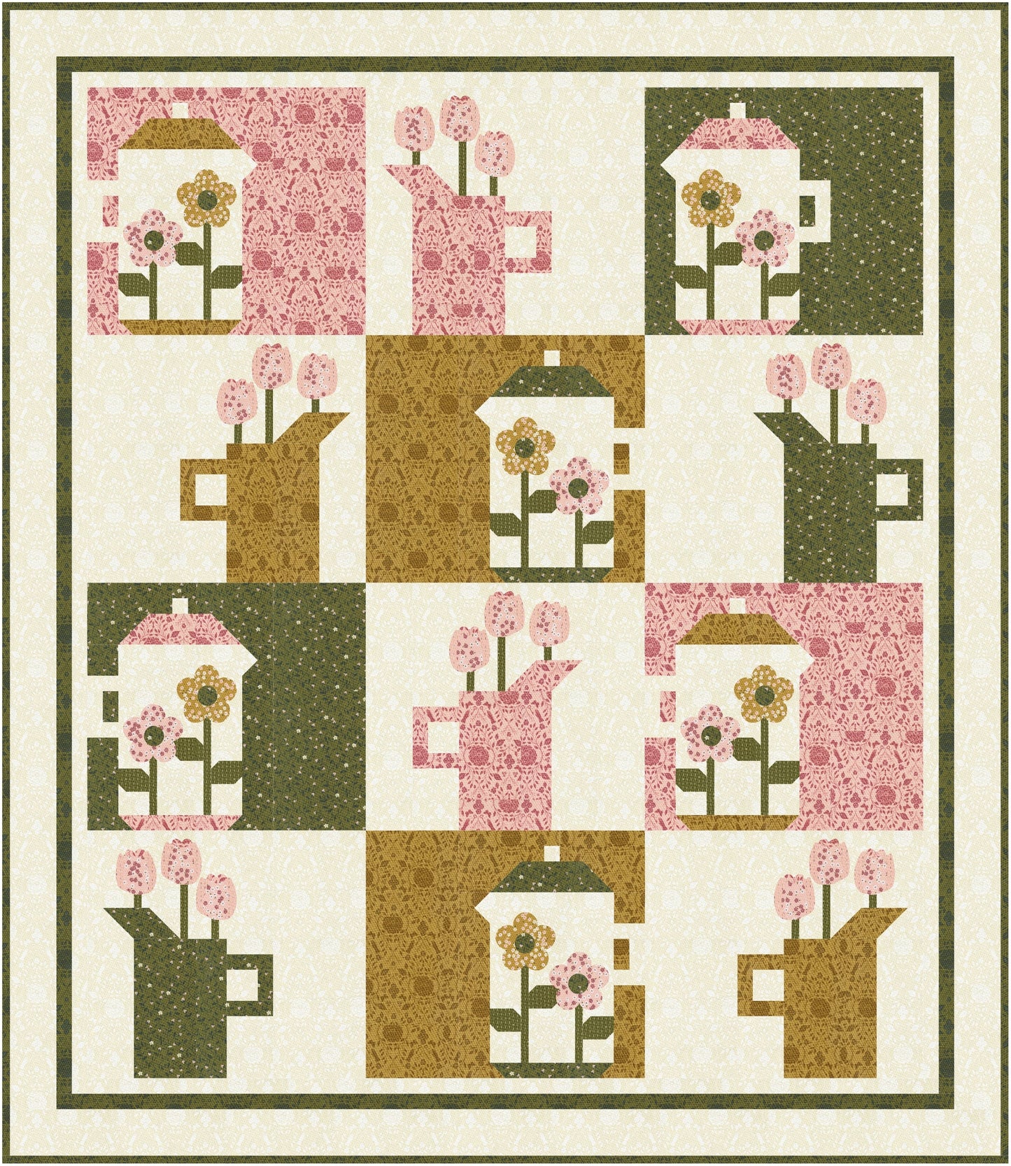 Afternoon Book Club Downloadable PDF Quilt Pattern