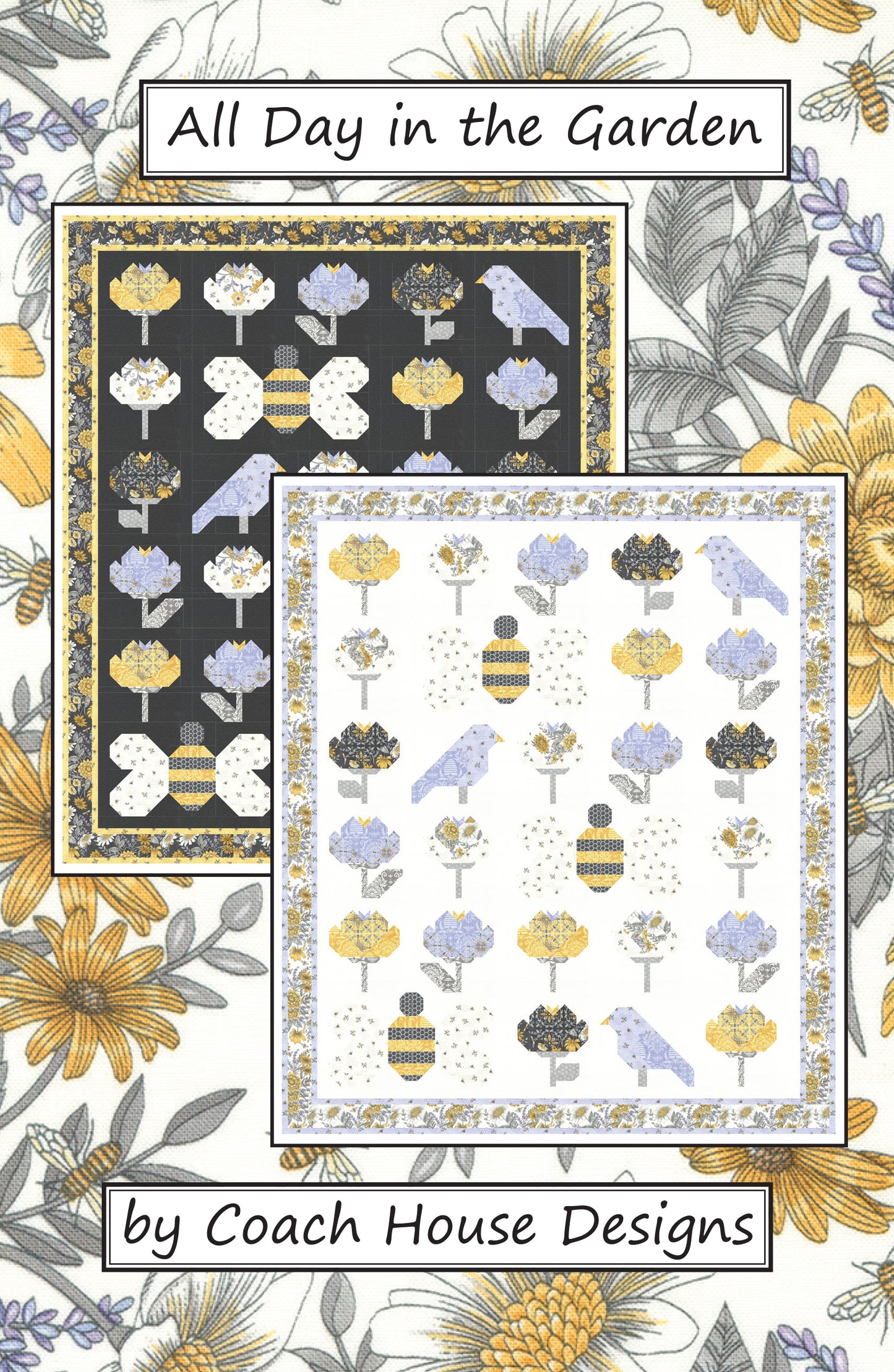 All Day in the Garden Downloadable PDF Quilt Pattern