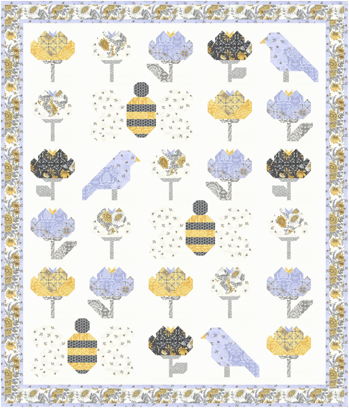 All Day in the Garden Quilt Pattern