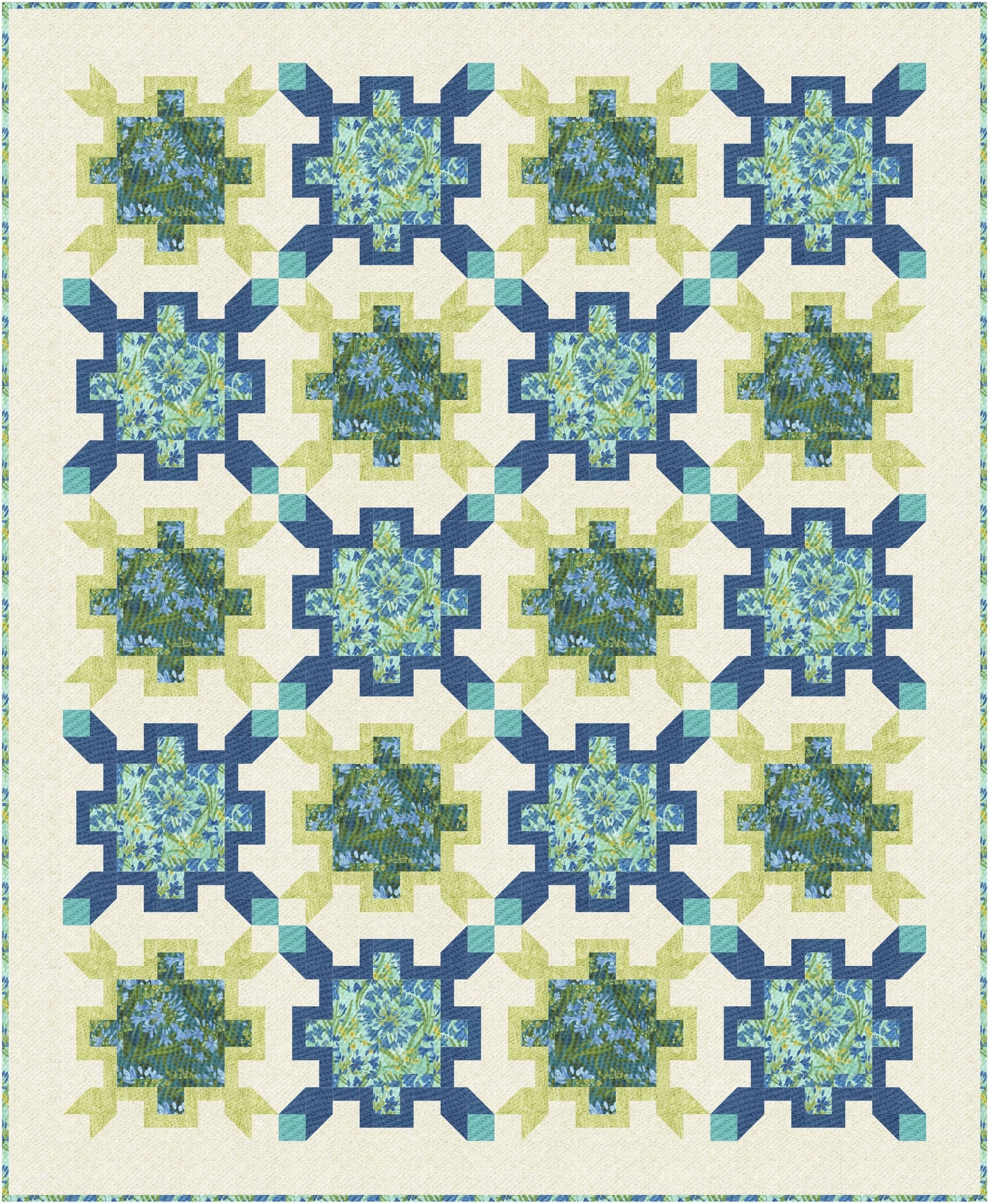 At the Seashore Downloadable PDF Quilt Pattern