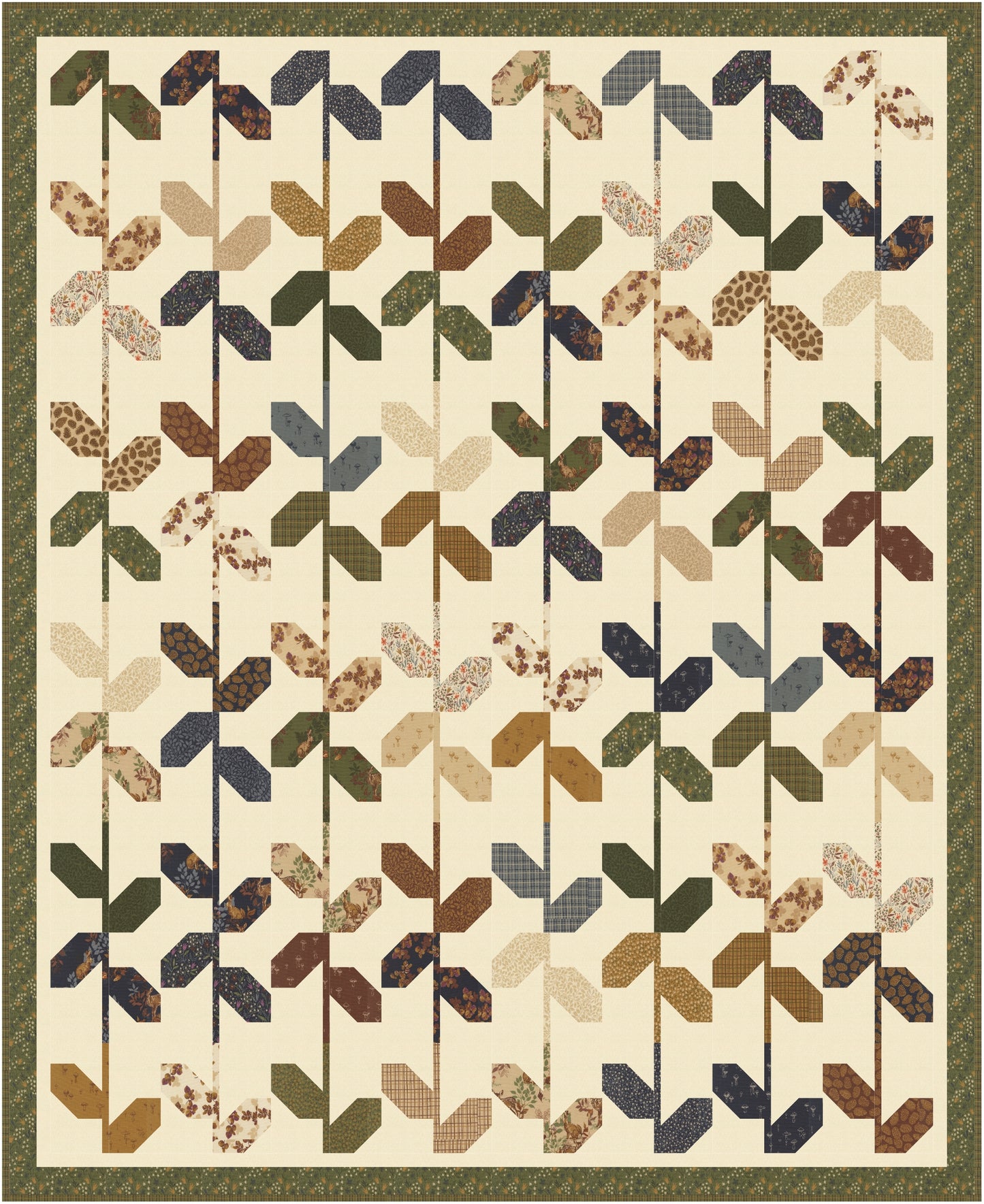 Twisted Vines Quilt Pattern