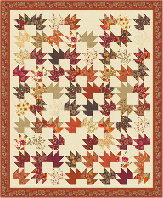 Autumn Has Arrived Downloadable PDF Quilt Pattern