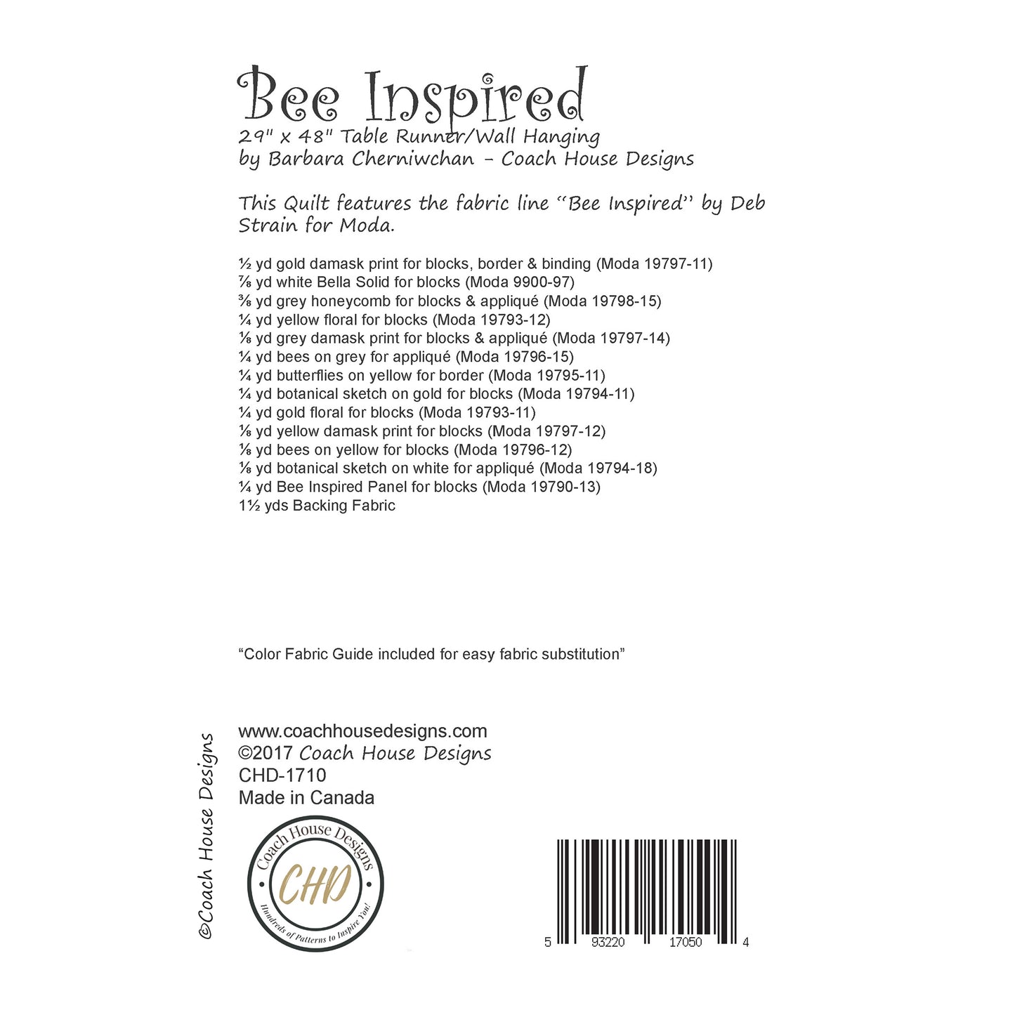 Bee Inspired Quilt Pattern