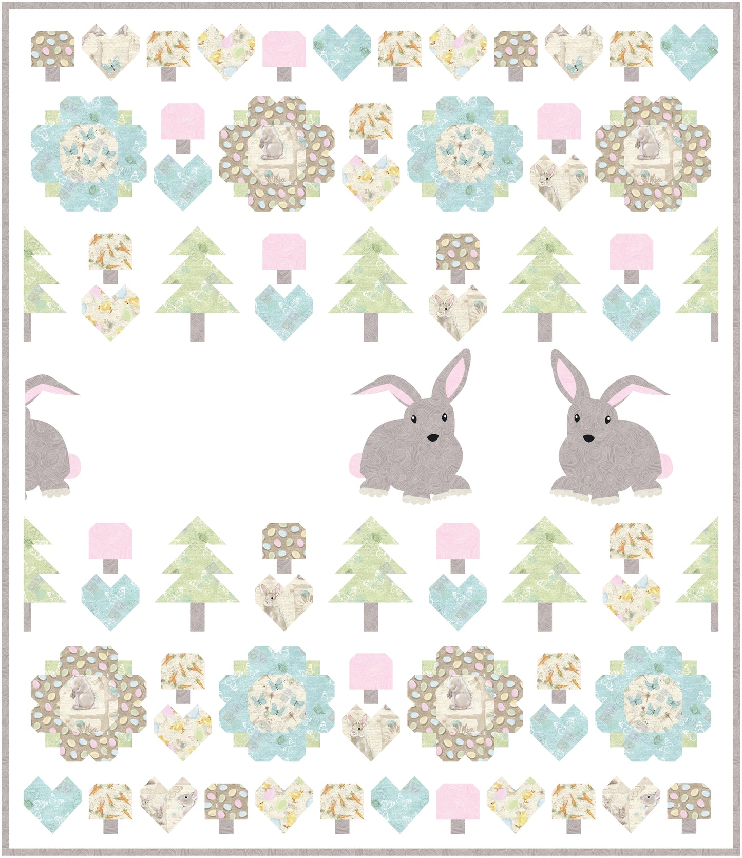 Bella on the Bunny Trail Quilt Pattern