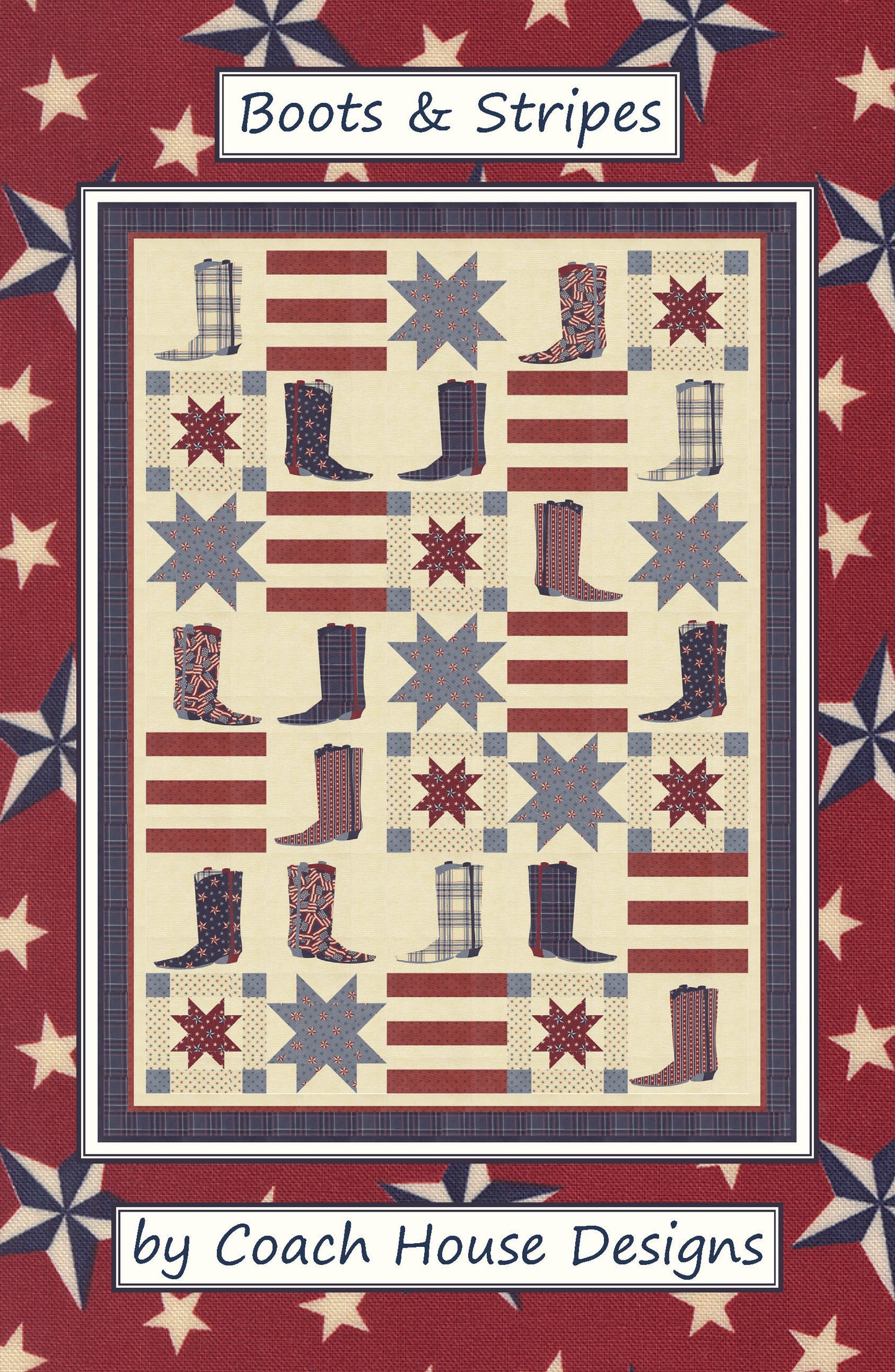 Boots & Stripes Quilt Pattern (Pre-Order)