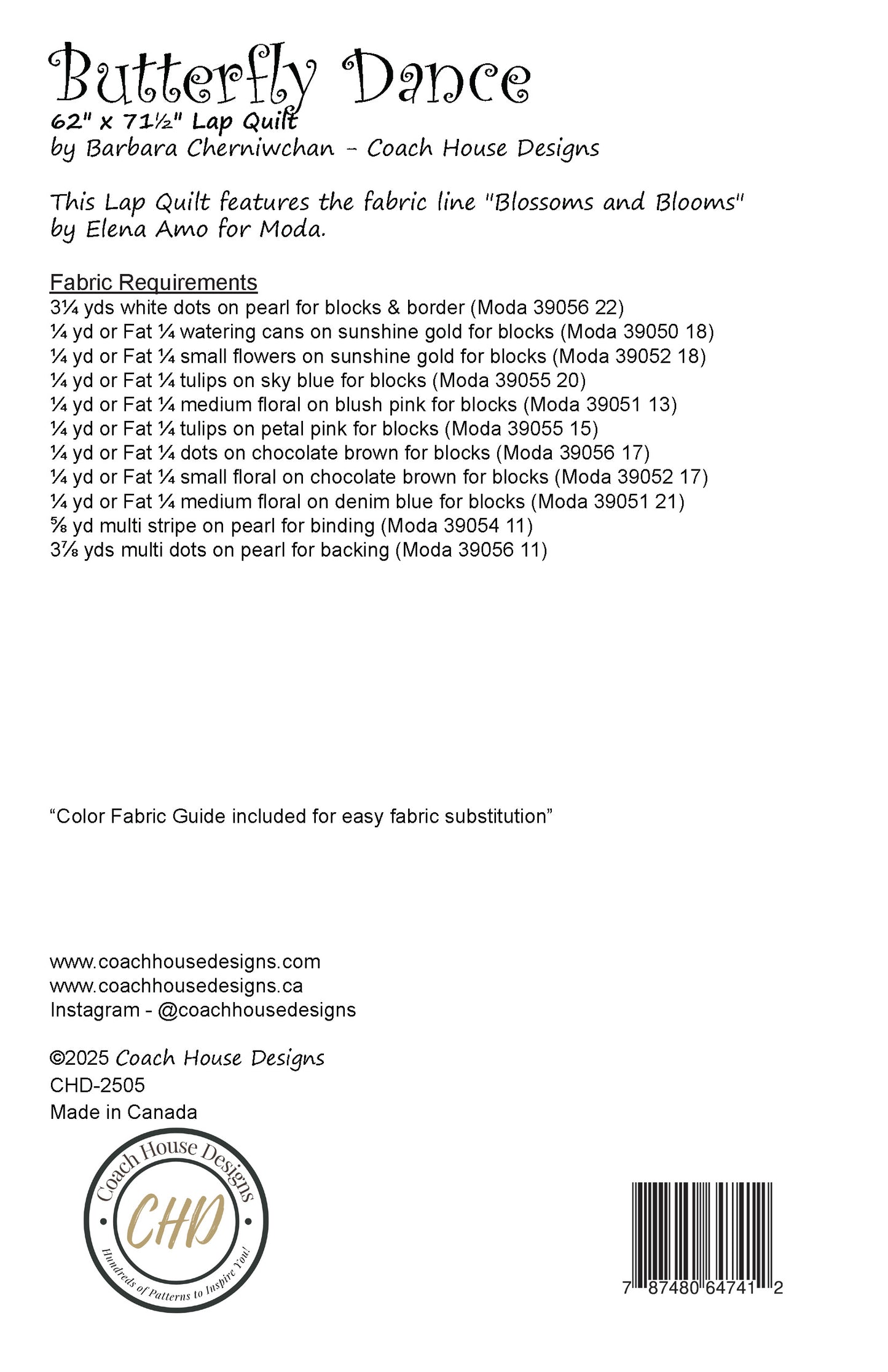 Butterfly Dance Quilt Pattern