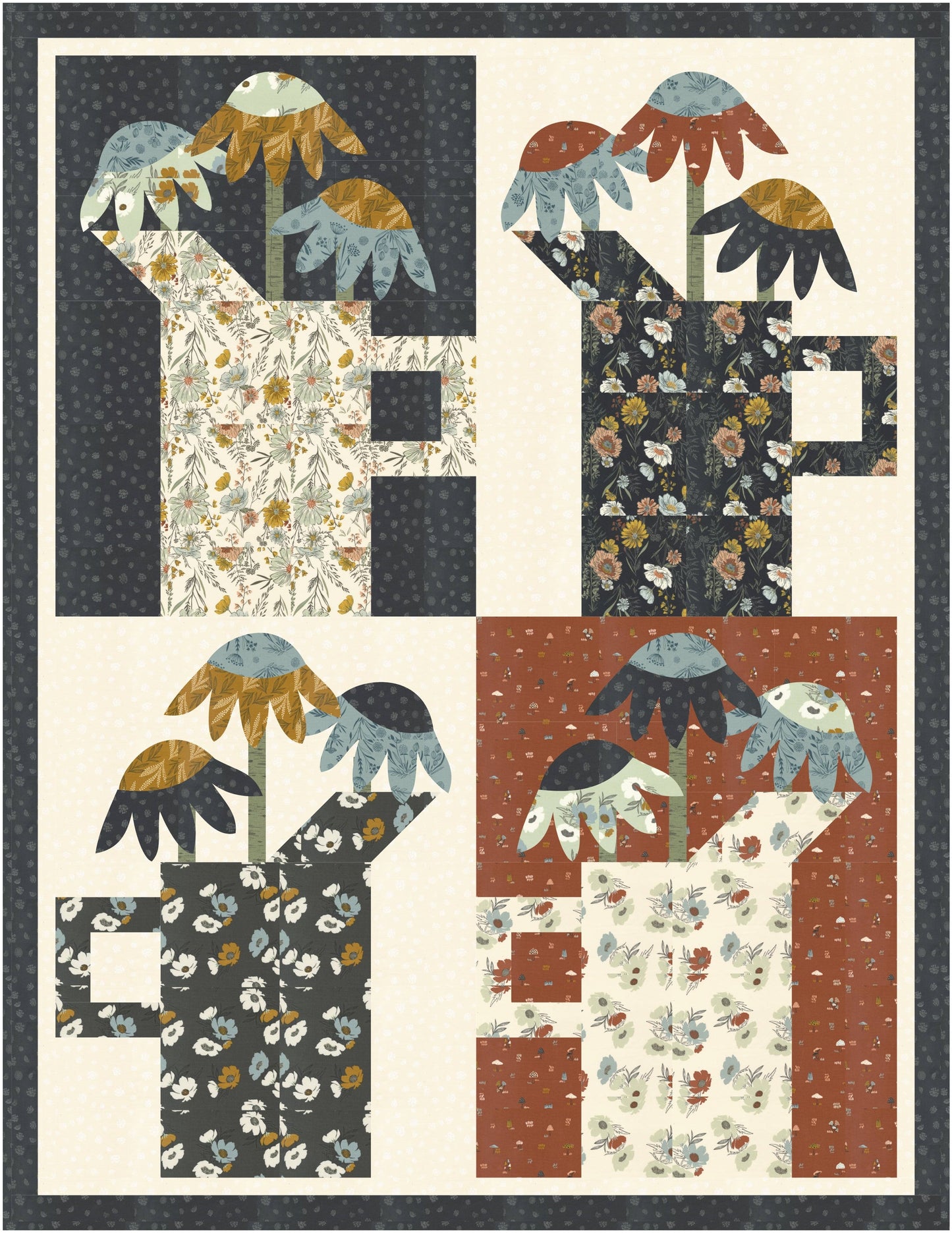 Centerpiece Downloadable PDF Quilt Pattern