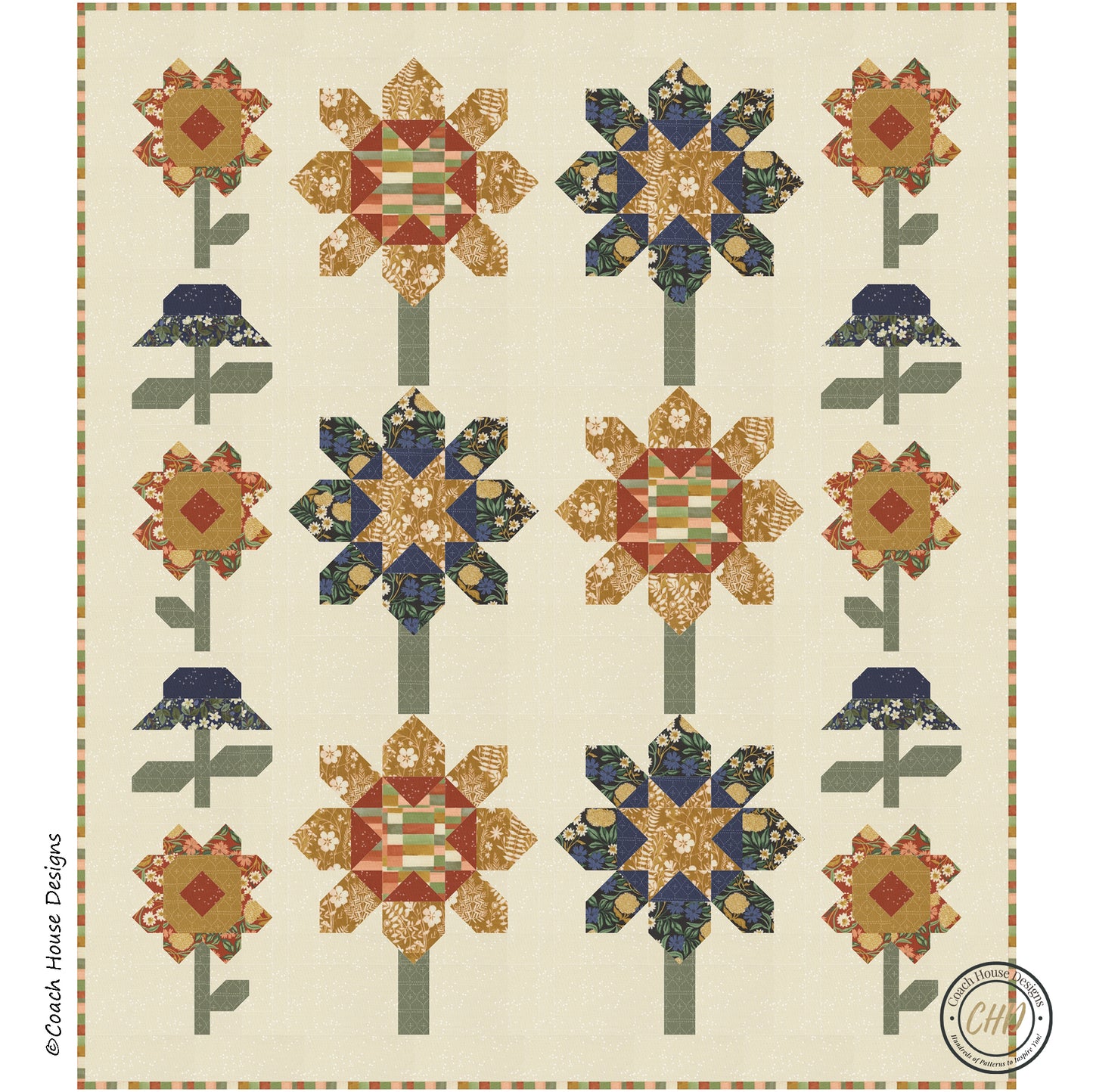 Cutting Garden Downloadable PDF Quilt Pattern