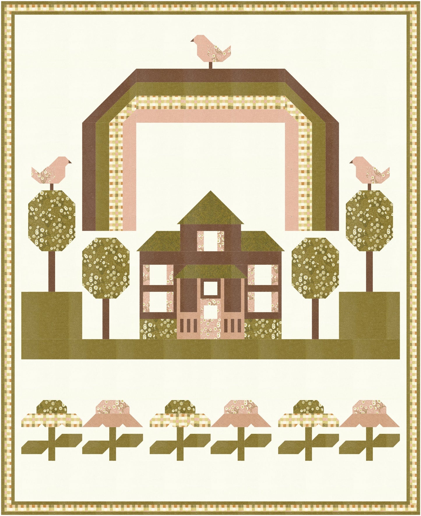 Escape to the Cottage Downloadable PDF Quilt Pattern