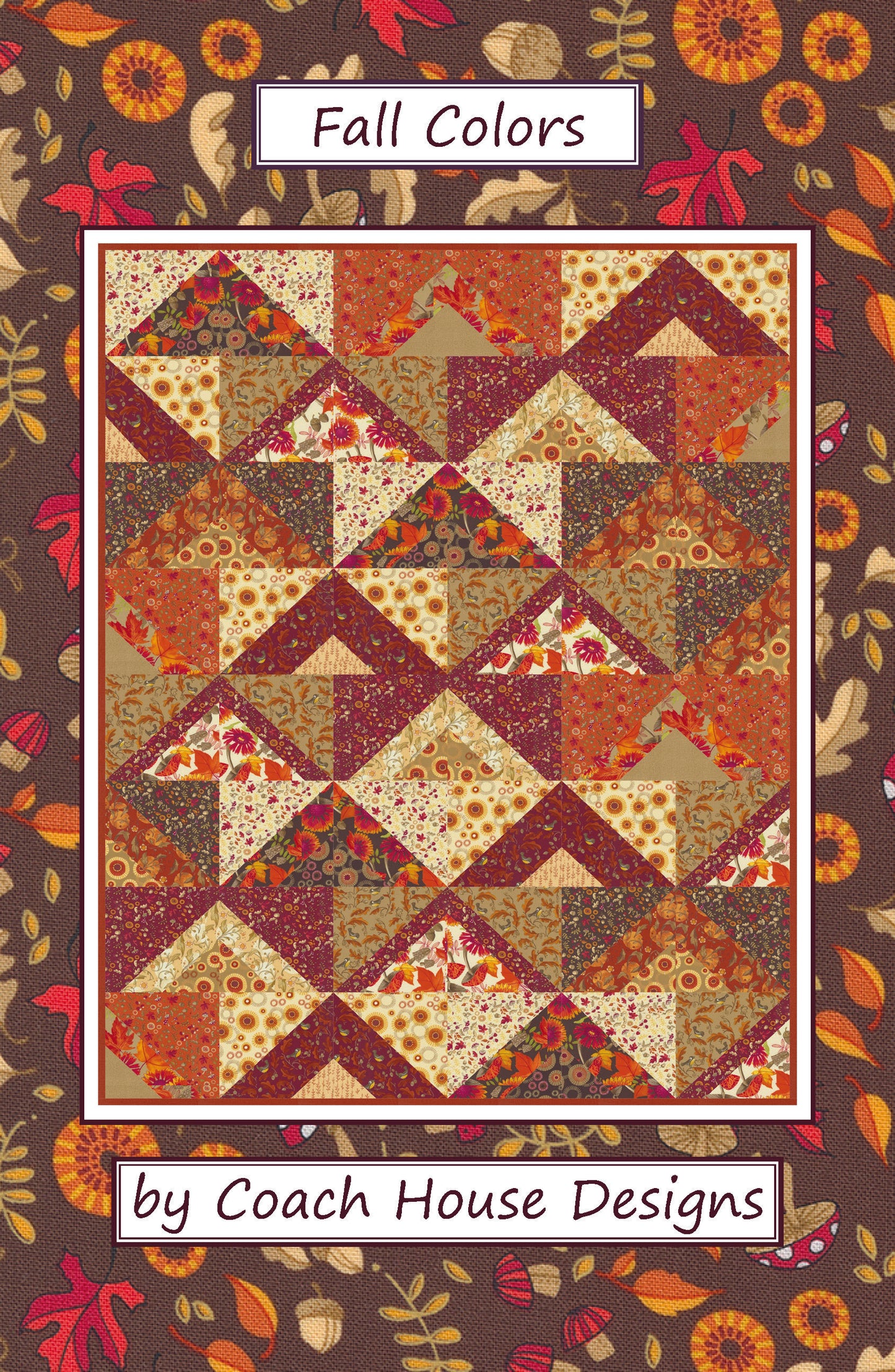 Fall Colors Downloadable PDF Quilt Pattern