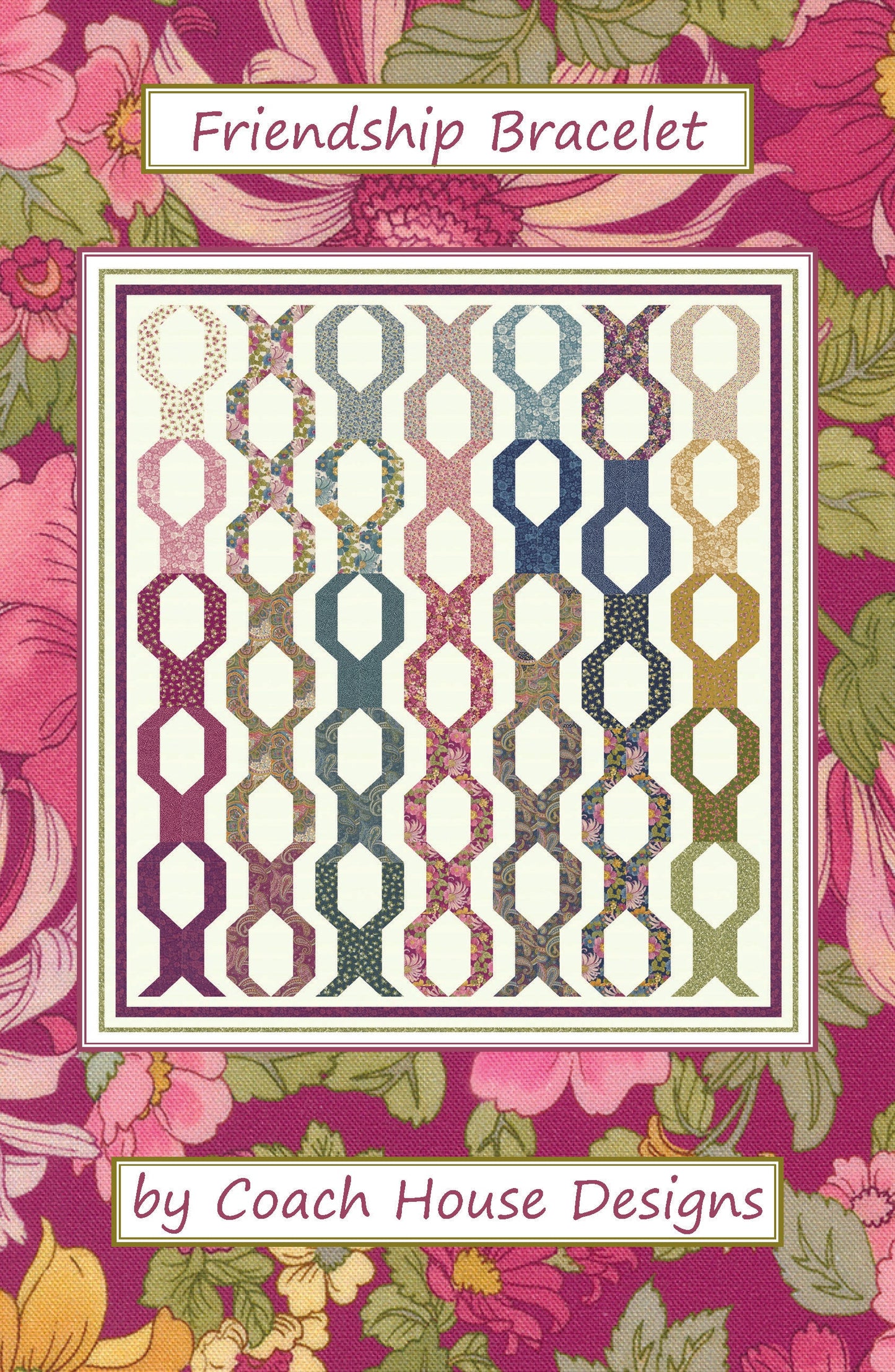 Friendship Bracelet Downloadable PDF Quilt Pattern