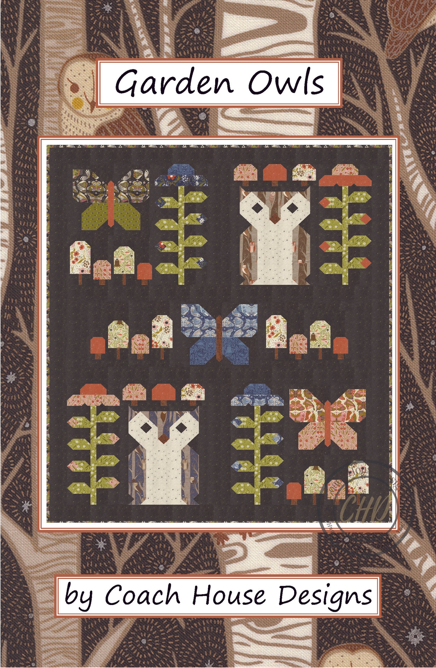Garden Owls Quilt Pattern