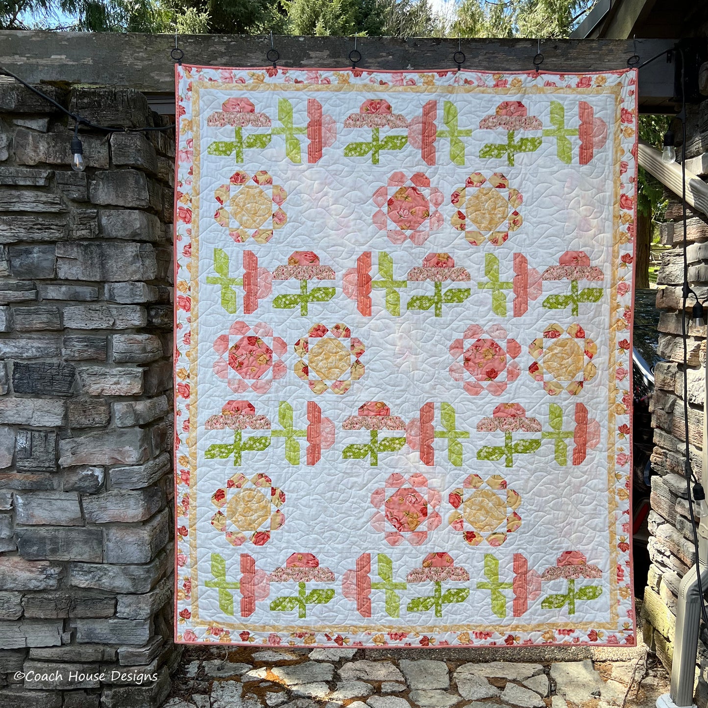 Golden Hour Garden Quilt Pattern