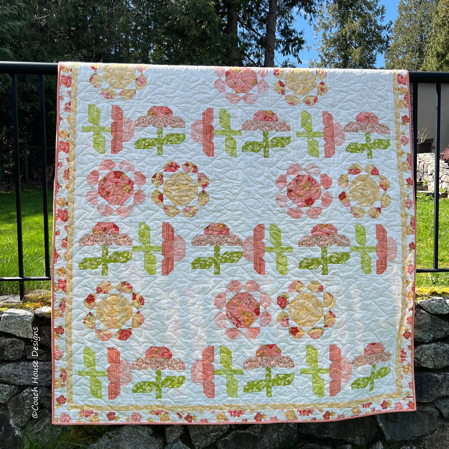 Golden Hour Garden Quilt Pattern