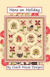 Hens on Holiday Downloadable PDF Quilt Pattern (Pre-Order)