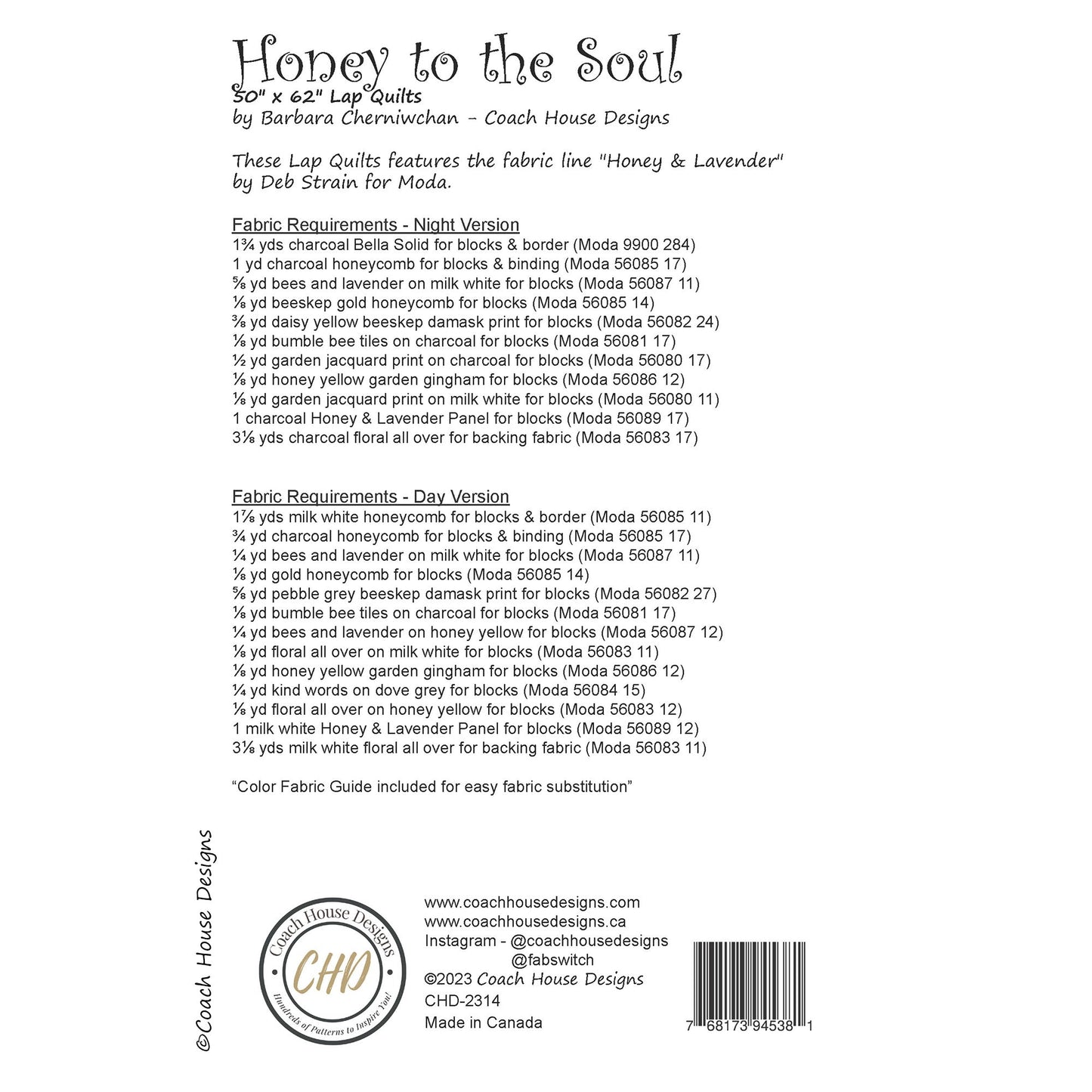 Honey to the Soul Downloadable PDF Quilt Pattern