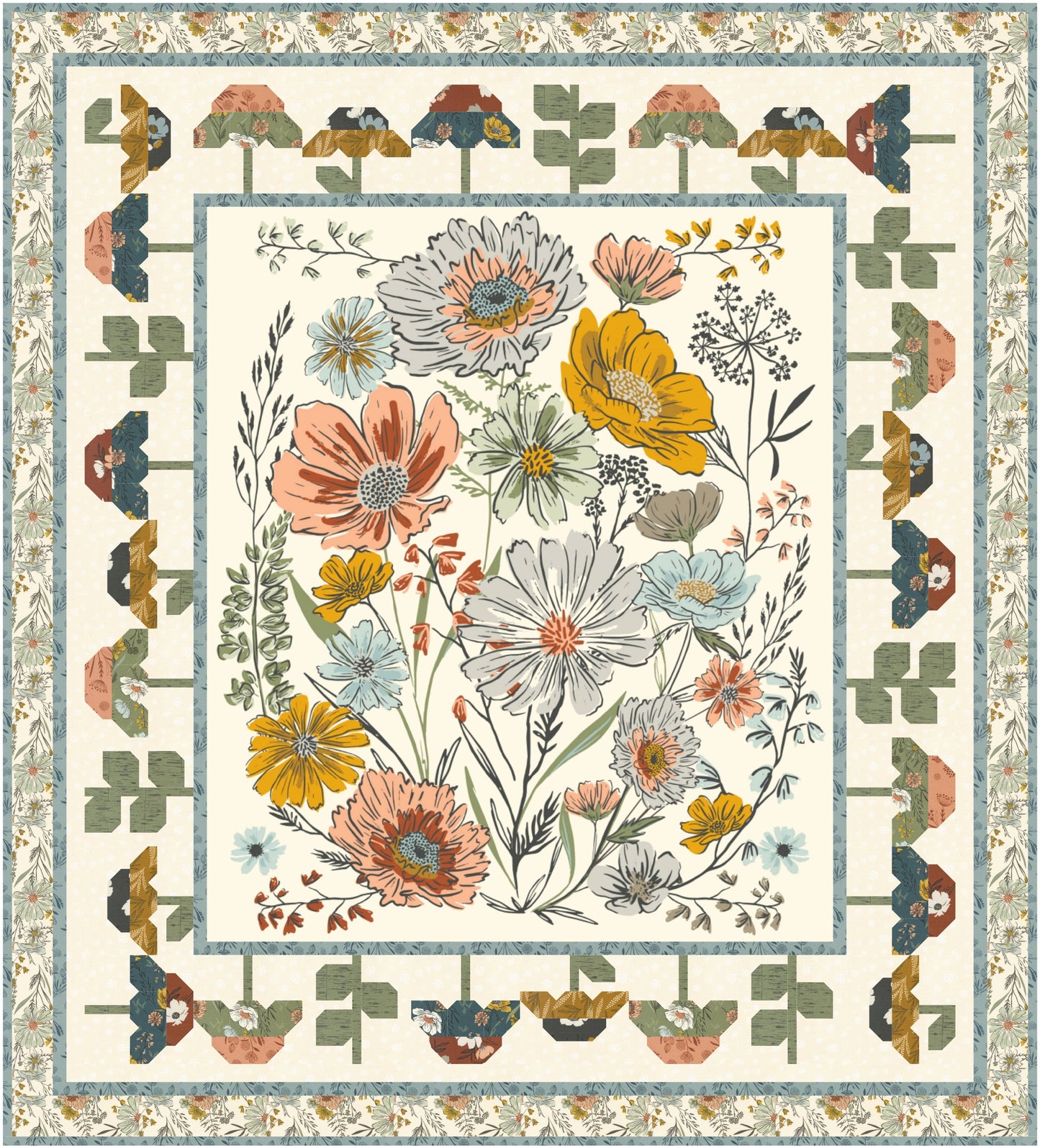 Indoor Garden Quilt Pattern