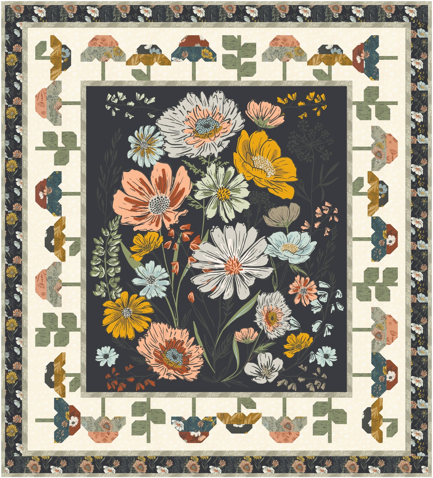 Indoor Garden Quilt Pattern