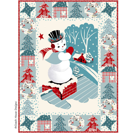 Midnight in Snowtown Downloadable PDF Quilt Pattern