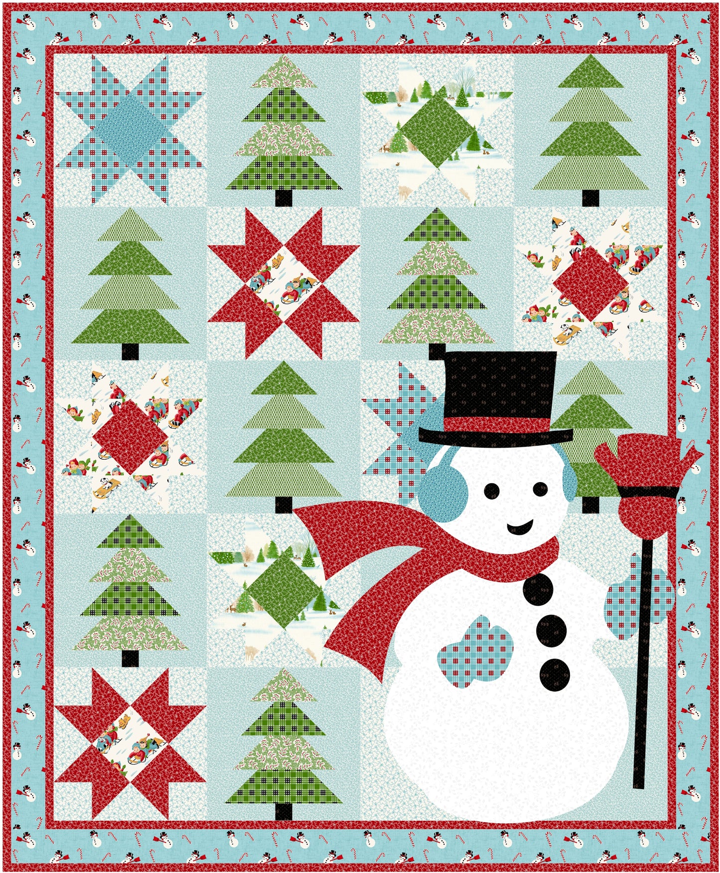 My Man Frosty Quilt Pattern