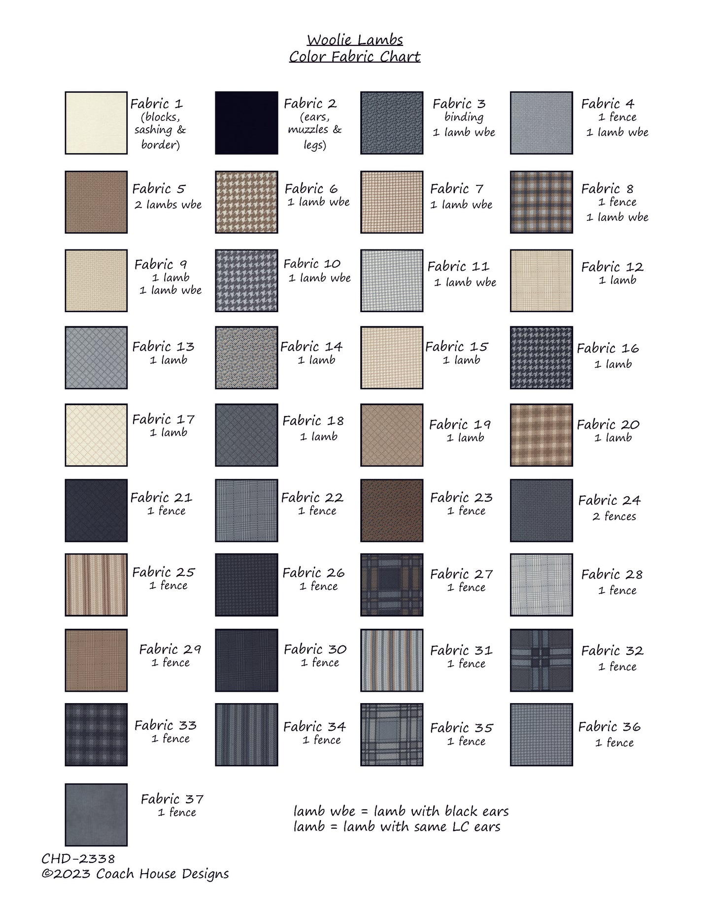 Woolie Lambs Downloadable PDF Quilt Pattern