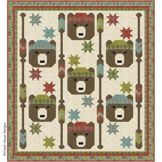 Paddling Bears Quilt Pattern