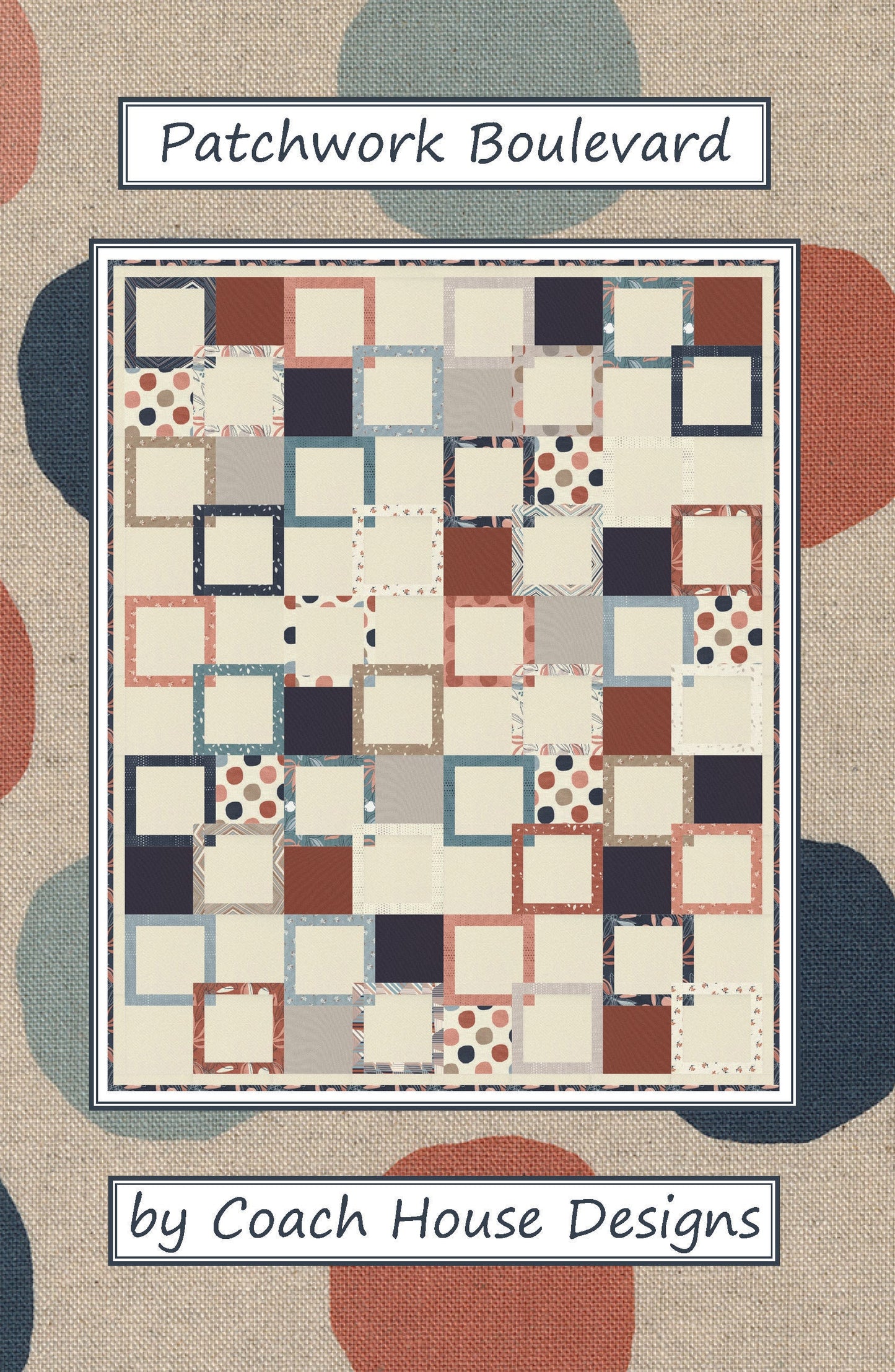Patchwork Boulevard Downloadable PDF Quilt Pattern