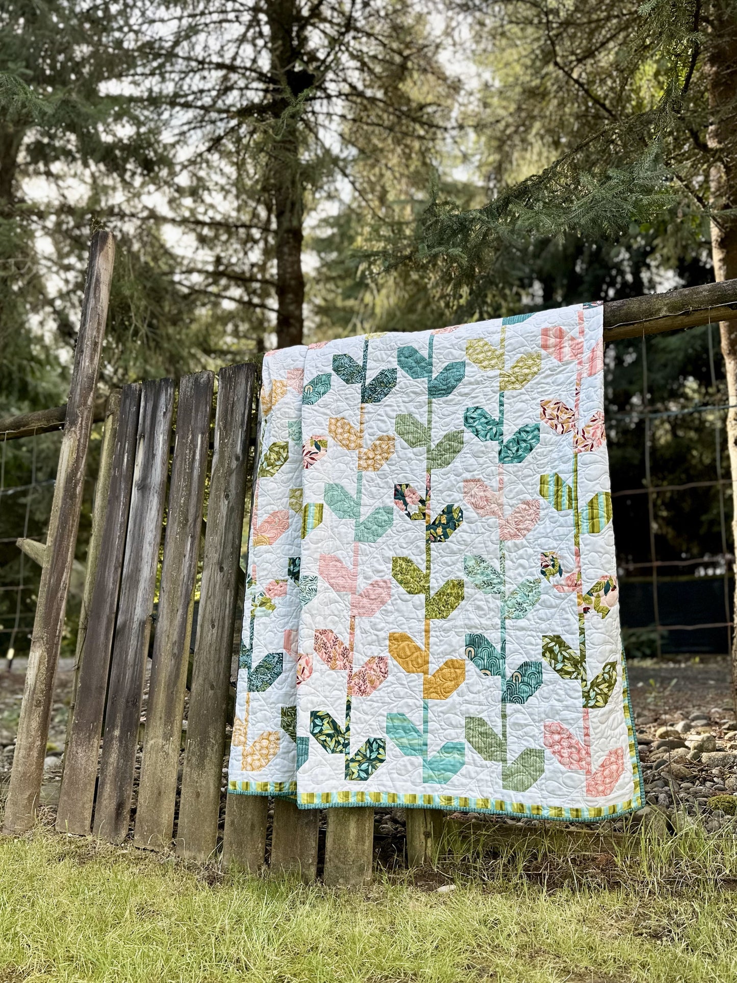 Climbing Vines Downloadable PDF Quilt Pattern