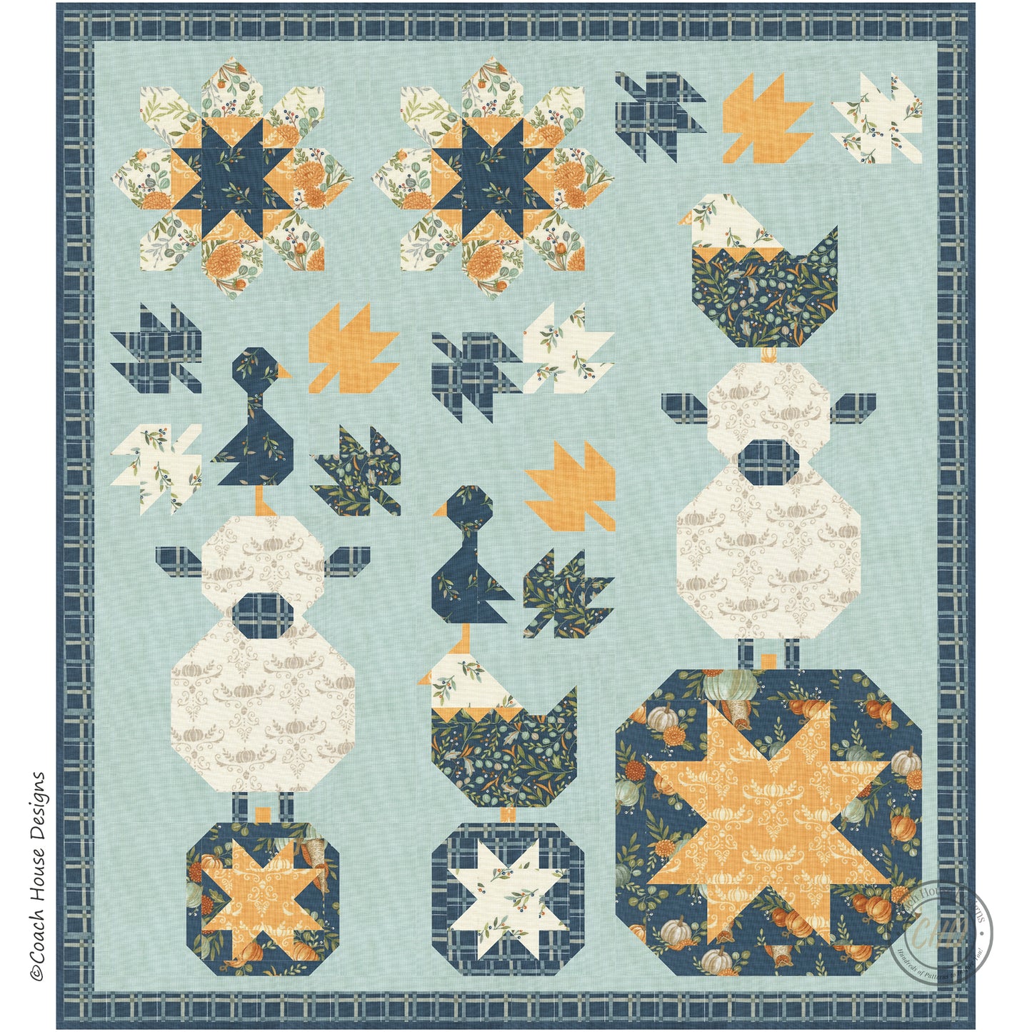 Pumpkin Yoga Quilt Pattern