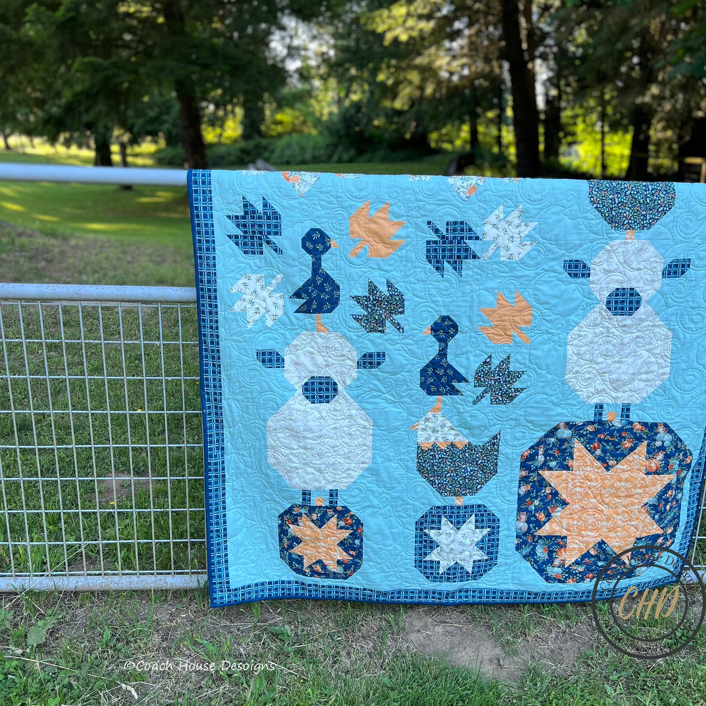 Pumpkin Yoga Quilt Pattern
