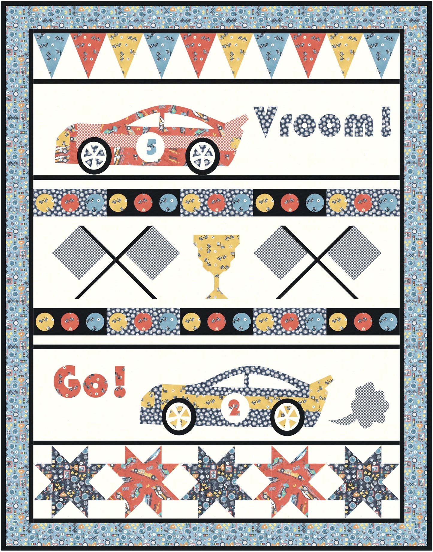 Race Day Quilt Pattern