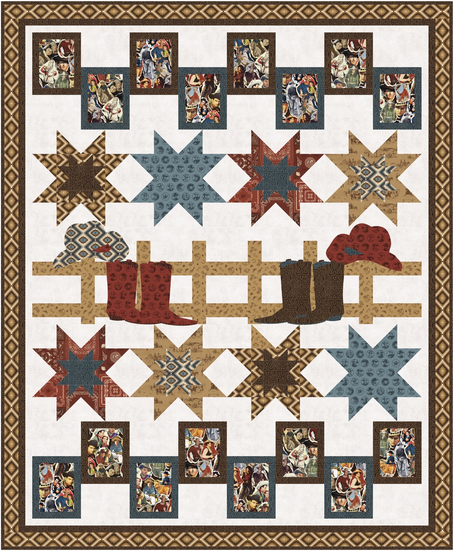 Remembering John Wayne Quilt Pattern