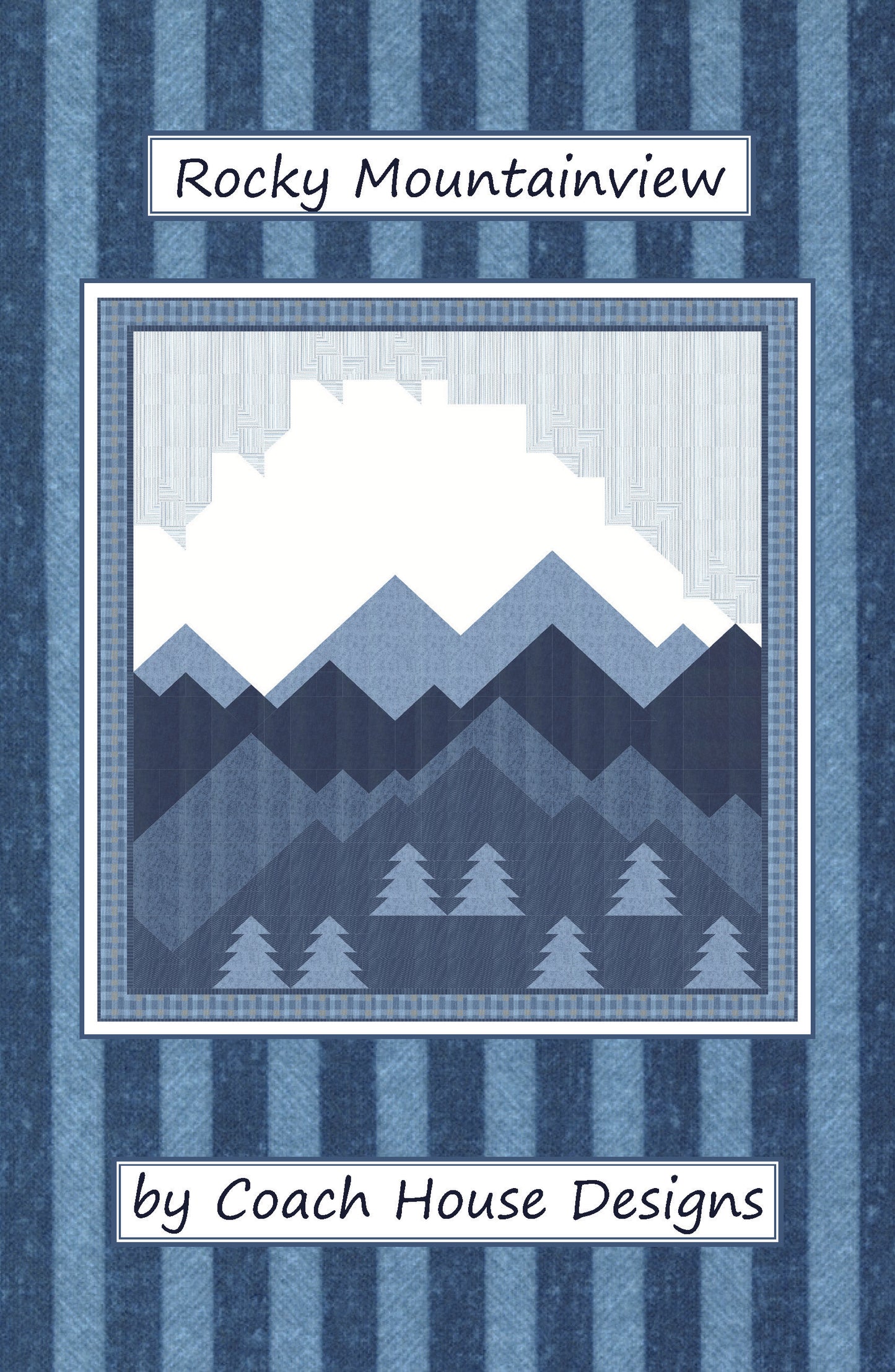 Rocky Mountainview Downloadable PDF Queen Size Quilt Pattern