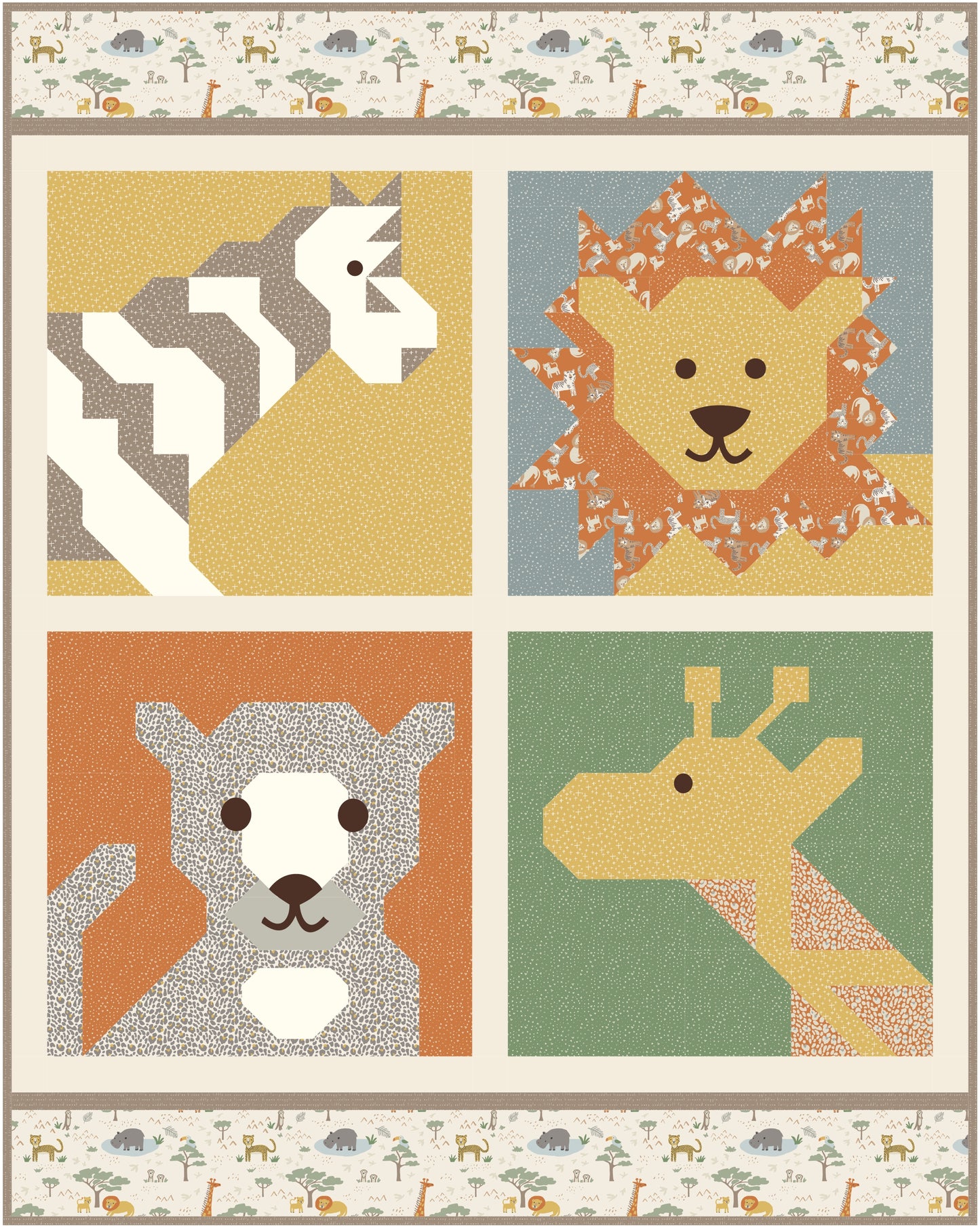 Safari on the Savannah Quilt Pattern (Pre-Order)