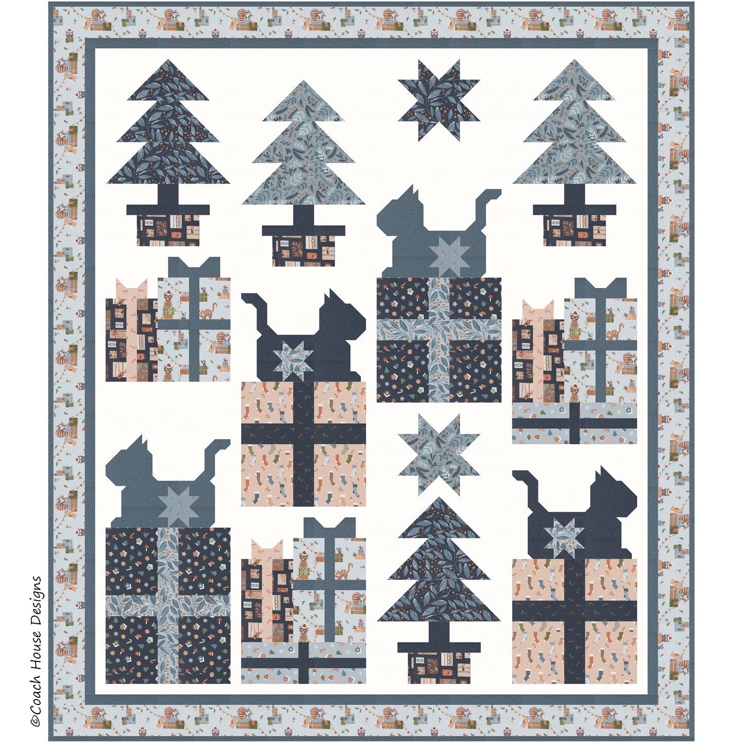 Santa's Helpers Downloadable PDF Quilt Pattern