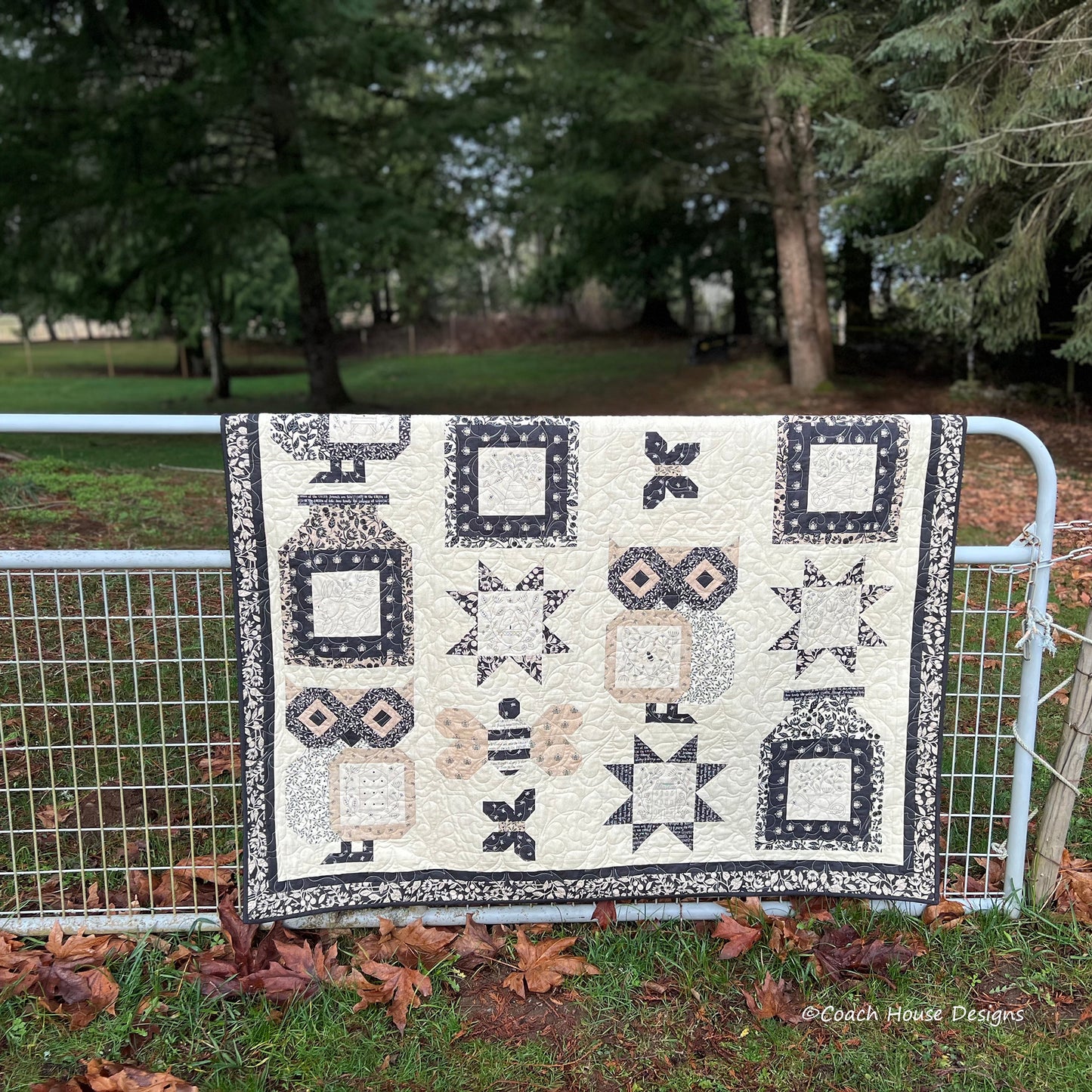 Stitching in the Garden Quilt Pattern