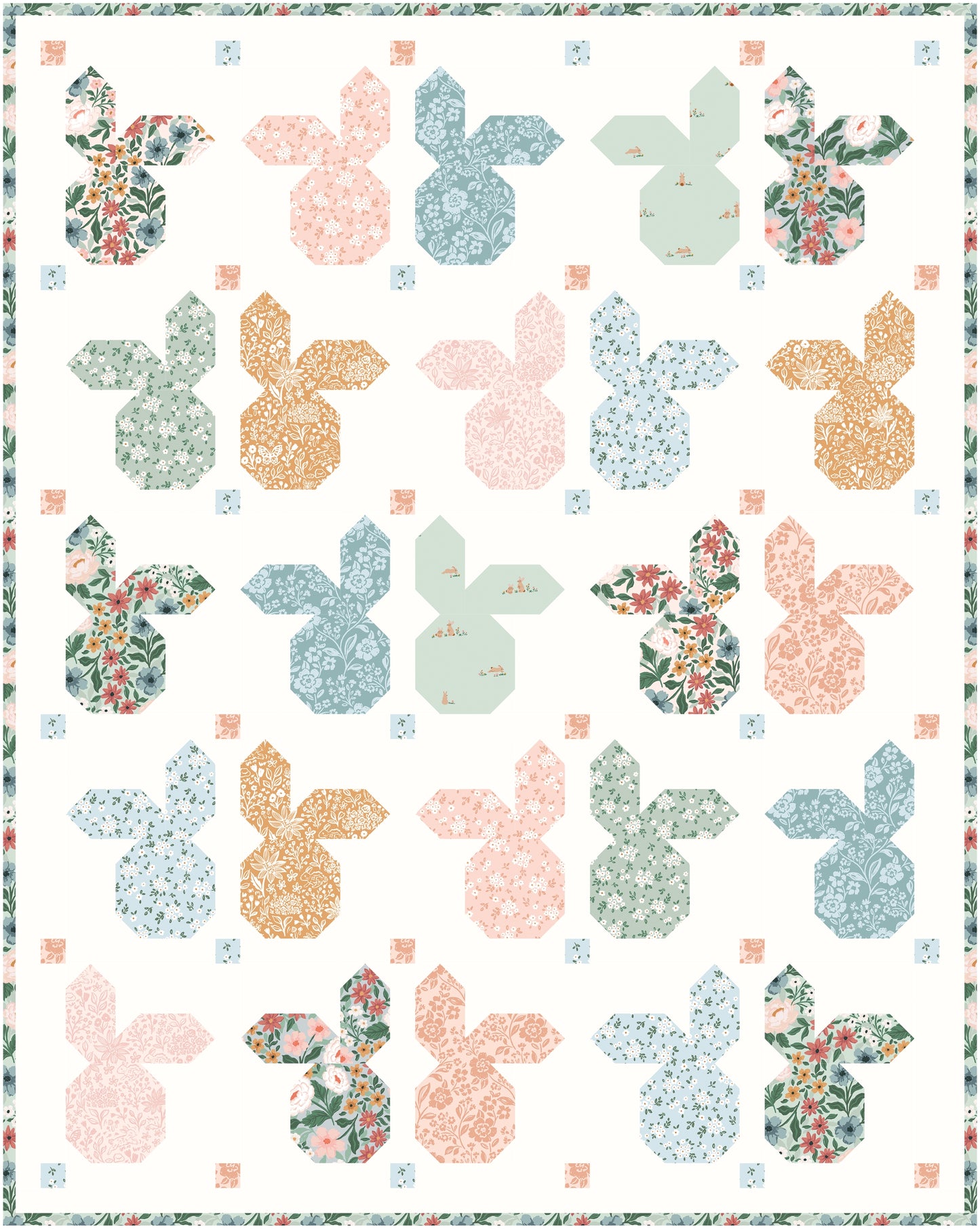 Sweet Baby Bunny Quilt Pattern (Pre-Order)