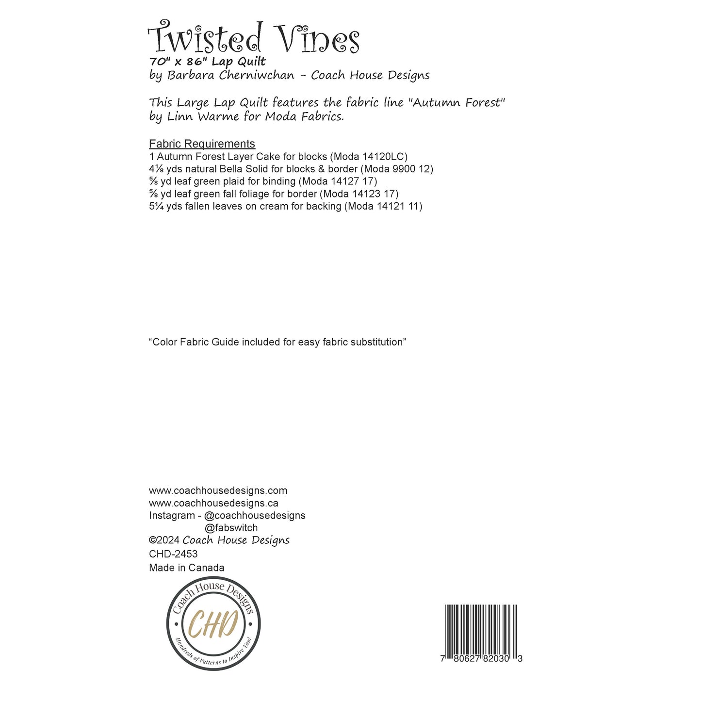 Twisted Vines Quilt Pattern