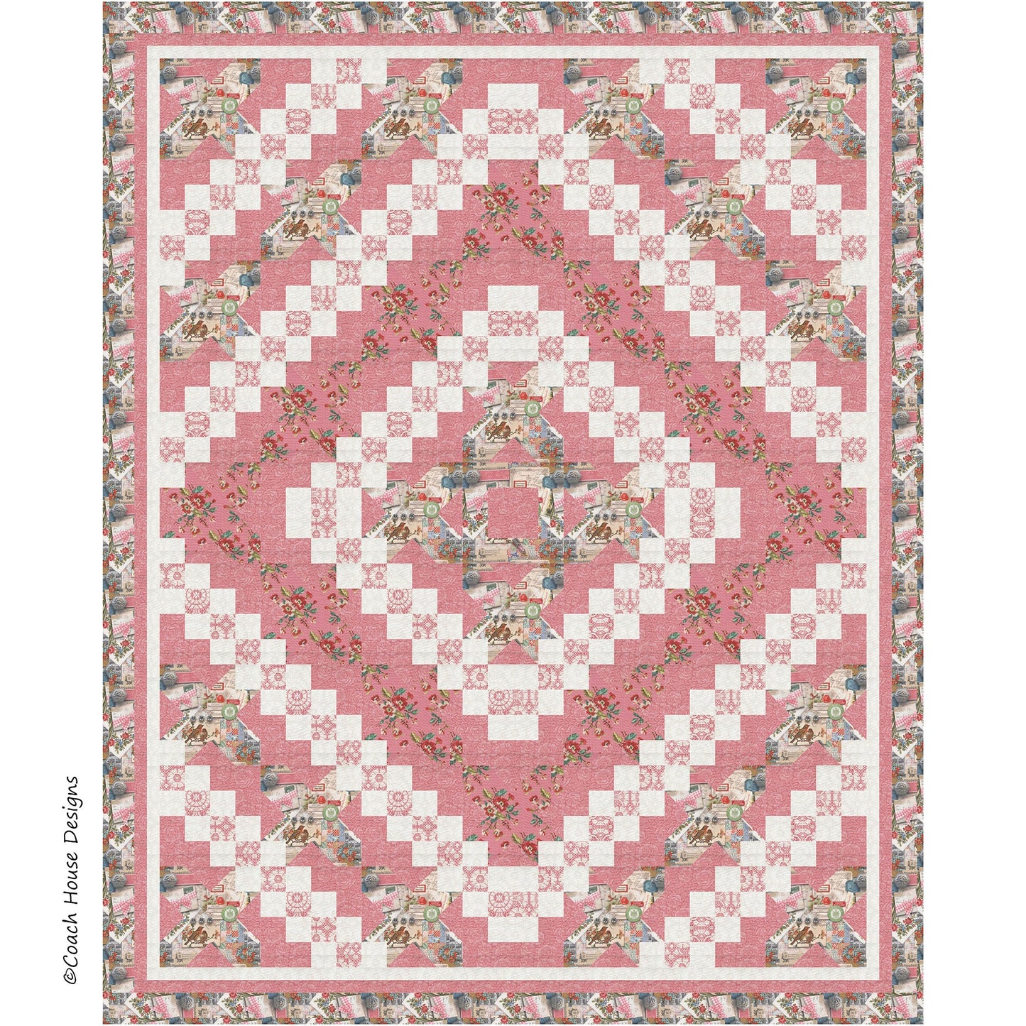 Vintage Embrace Downloadable PDF Quilt Pattern