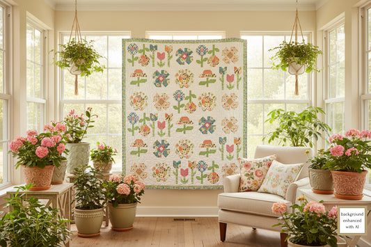 Virginia Garden Downloadable PDF Quilt Pattern