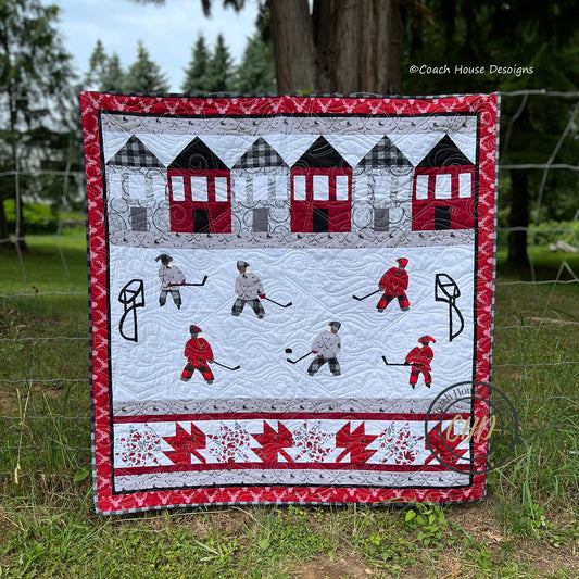 We Invented Hockey Quilt Pattern