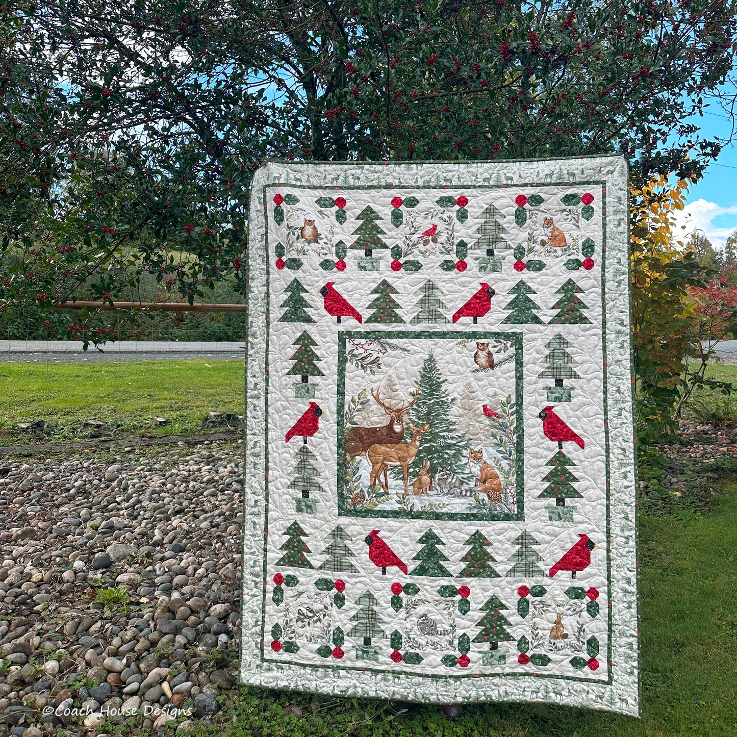 Winter Forest Downloadable PDF Quilt Pattern