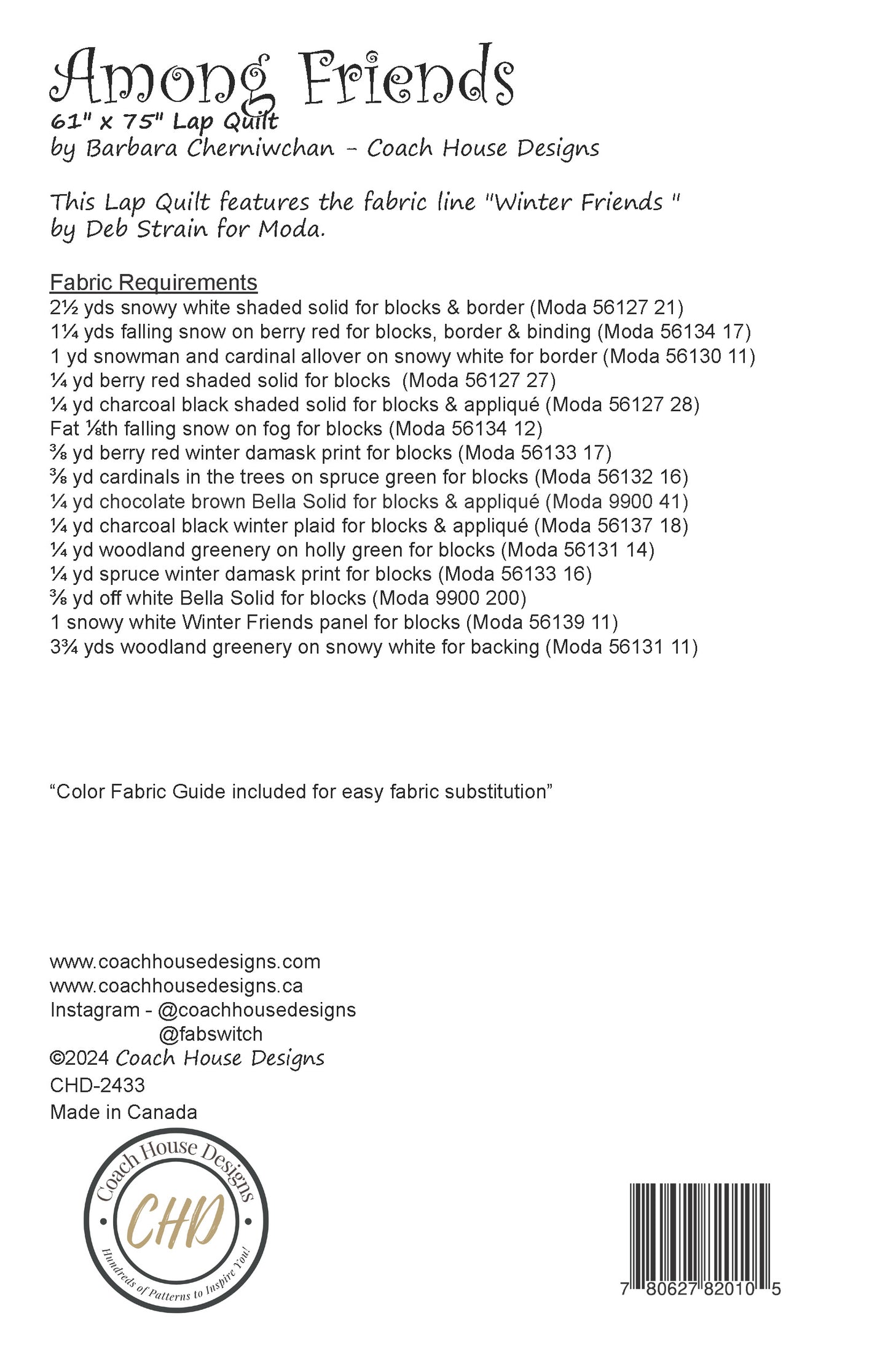 Among Friends Downloadable PDF Quilt Pattern