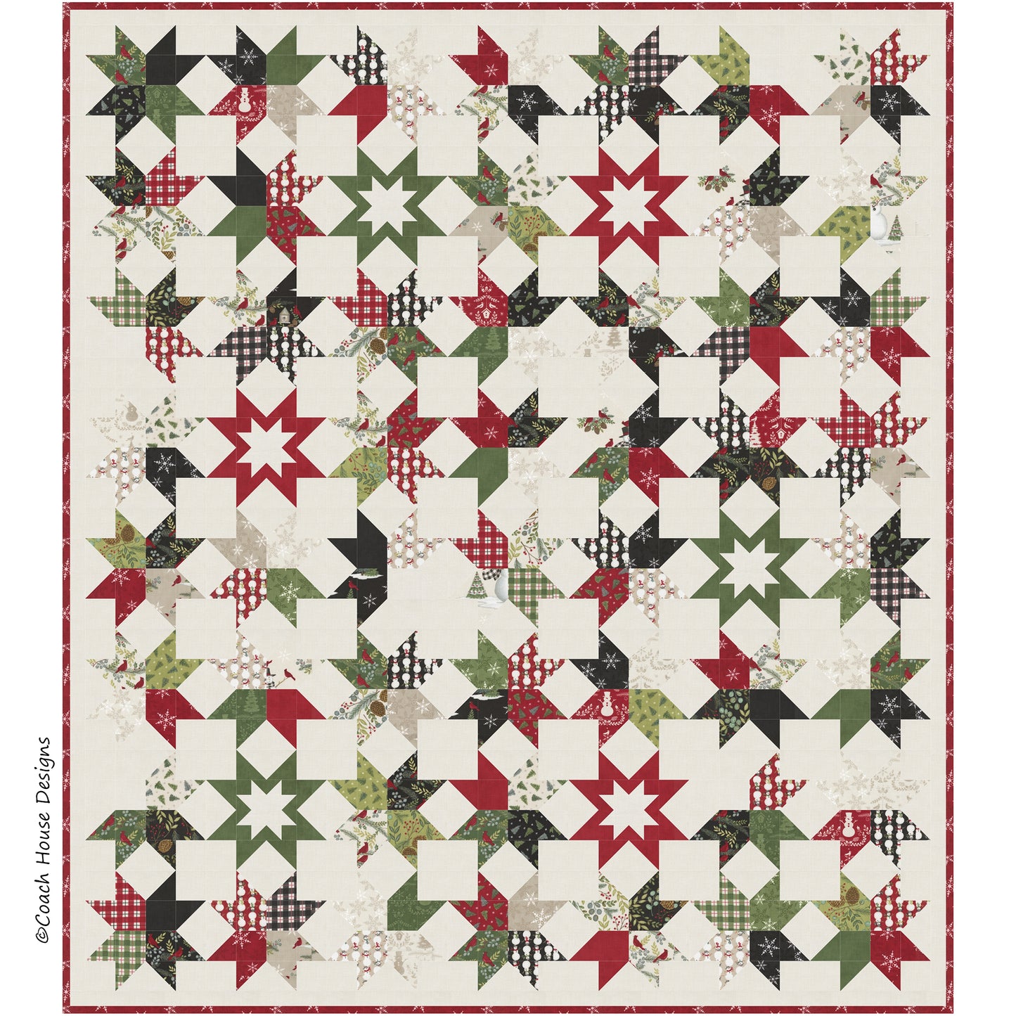 Winter Stars Quilt Pattern