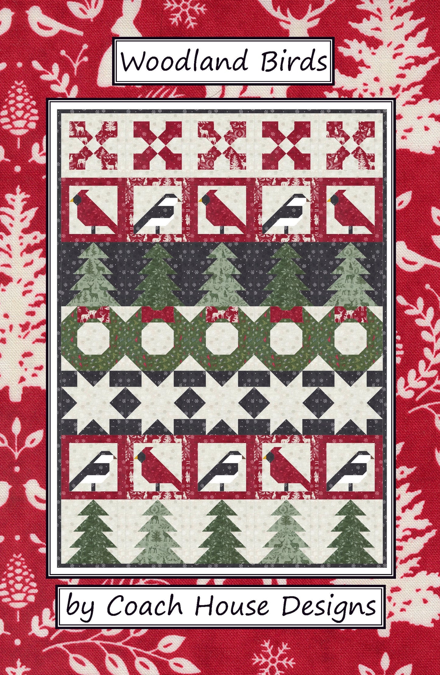 Woodland Birds Downloadable PDF Quilt Pattern